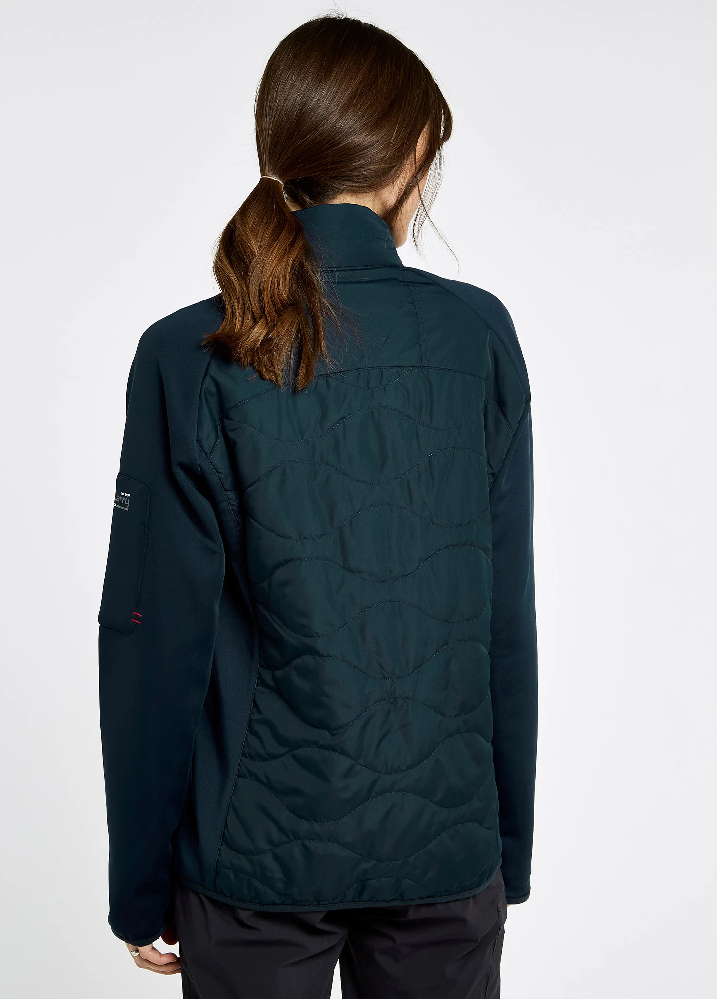 Atlantica Ladies Hybrid Jacket - Navy - Image 4