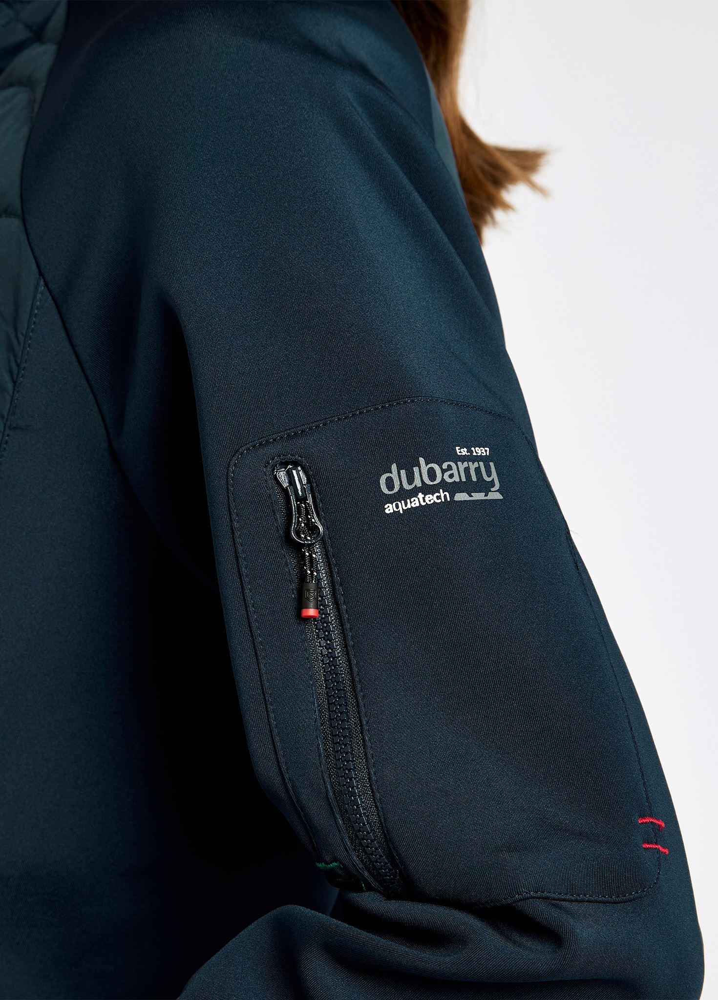 Atlantica Ladies Hybrid Jacket - Navy - Image 5