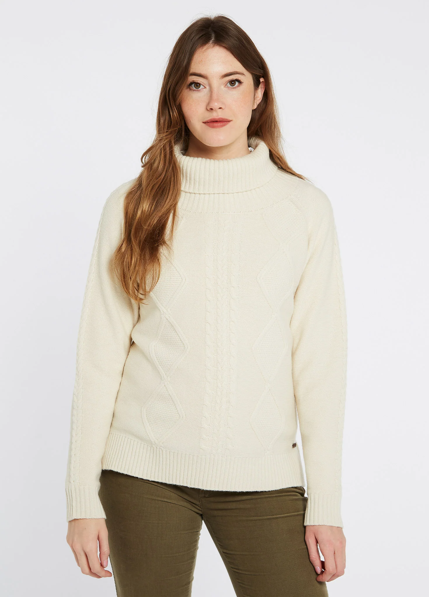 Kirkwood Women’s Chunky Sweater - Chalk - Image 3