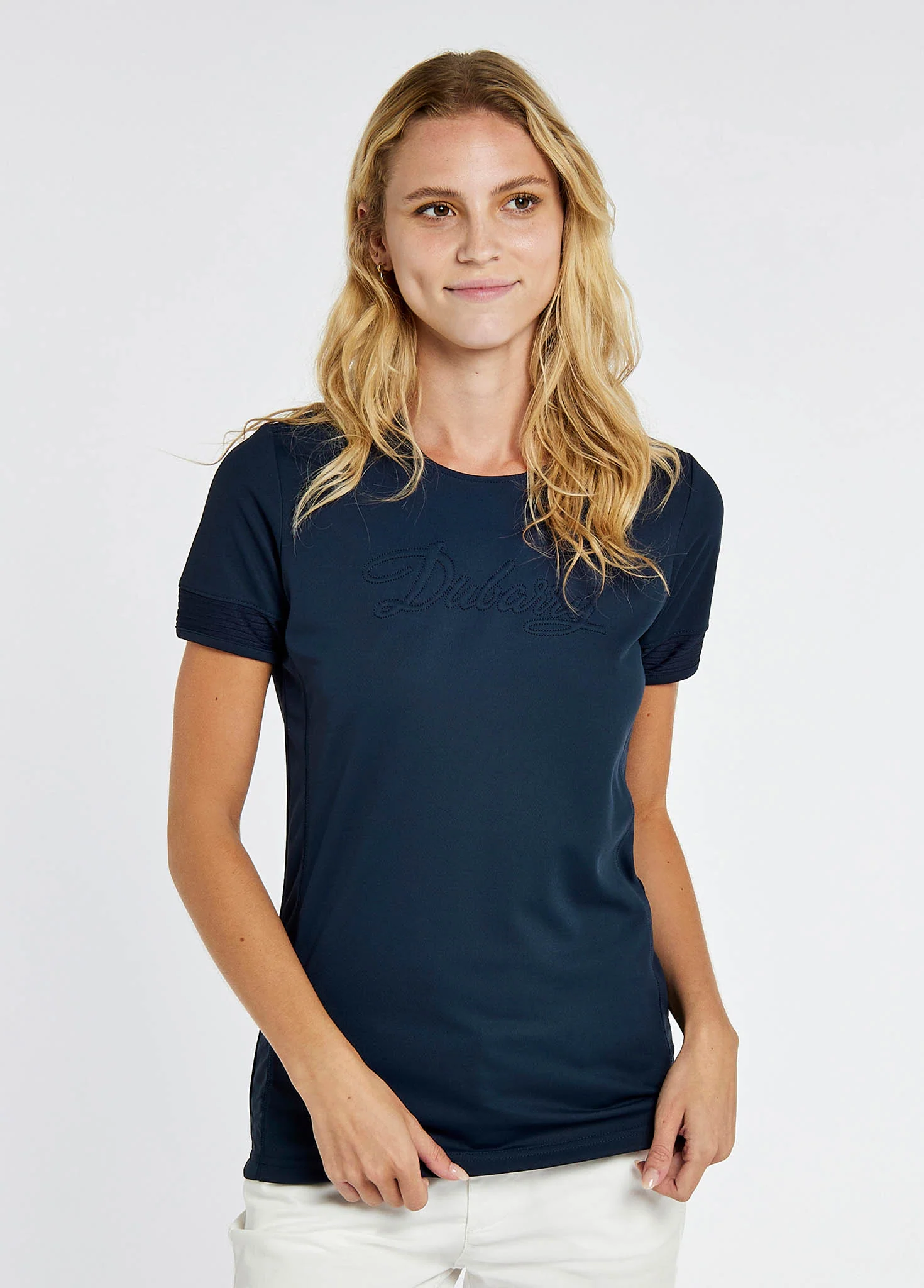 Trim Active T-shirt - Navy - Image 3