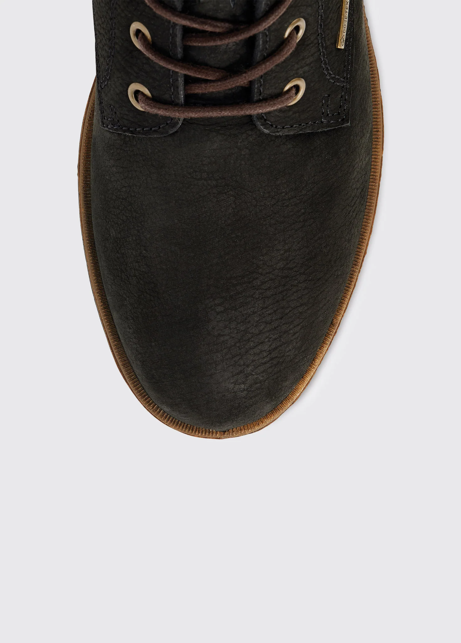 Glengarriff Ladies Fur Lined Laced Ankle Boot - Black - Image 7