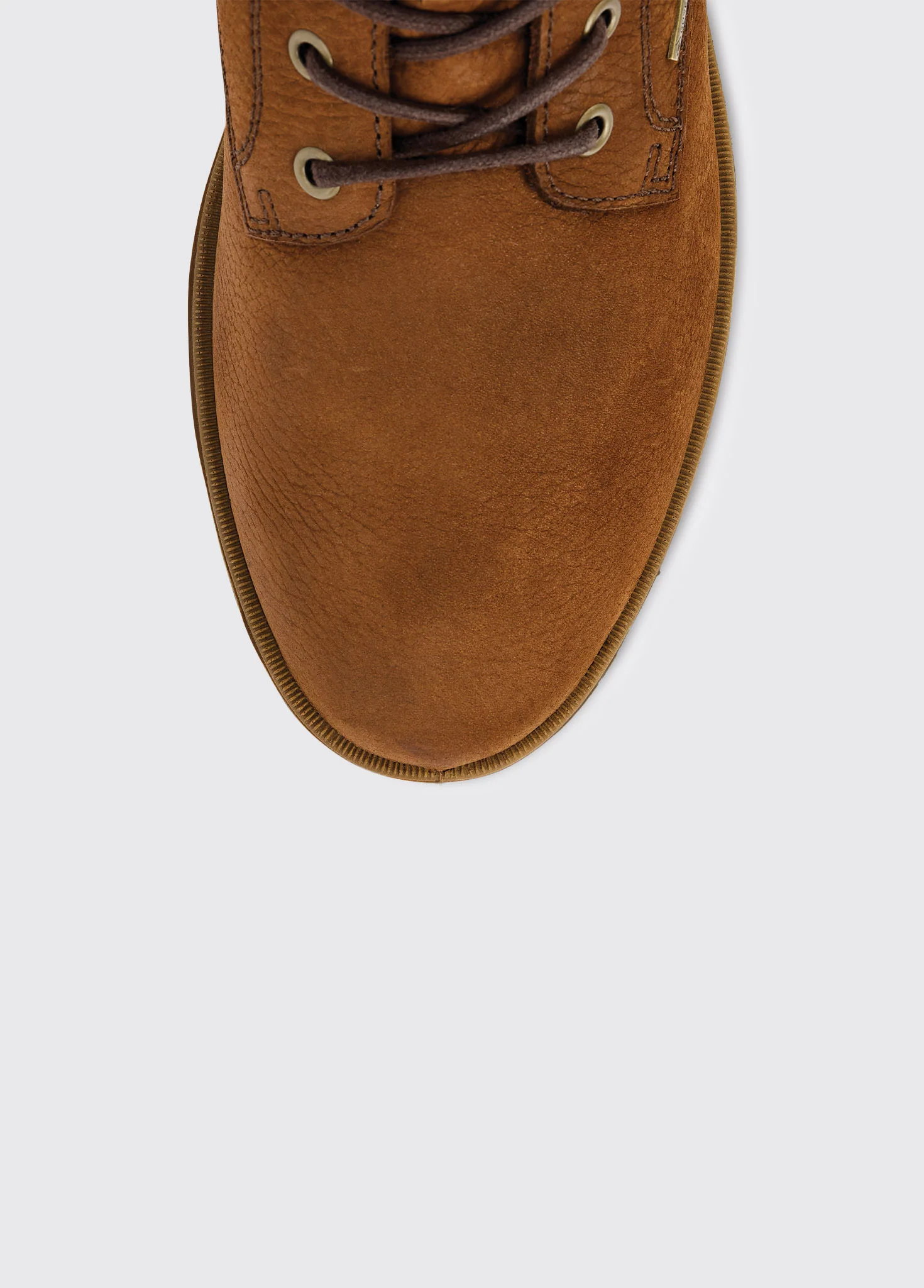 Glengarriff Ladies Fur Lined Laced Ankle Boot - Walnut - Image 8