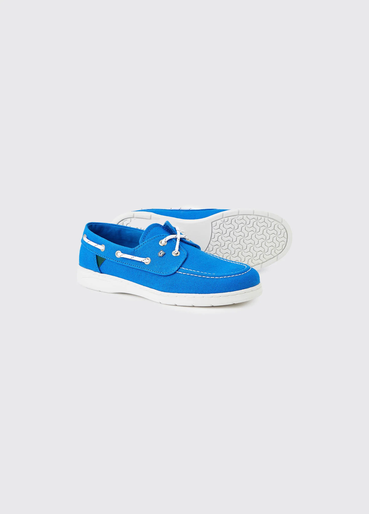 Biarritz Canvas Deck Shoe - Blue Mist - Image 4
