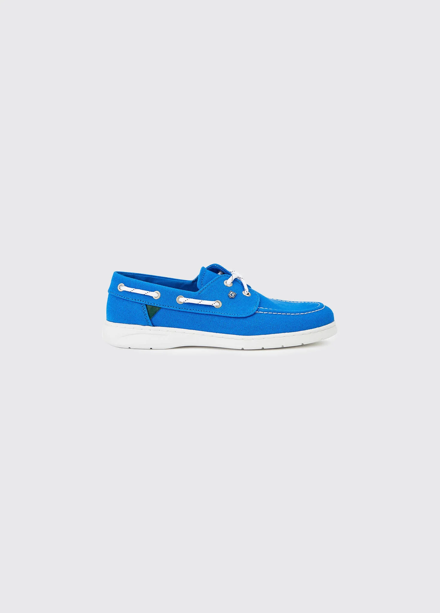 Biarritz Canvas Deck Shoe - Blue Mist - Image 5