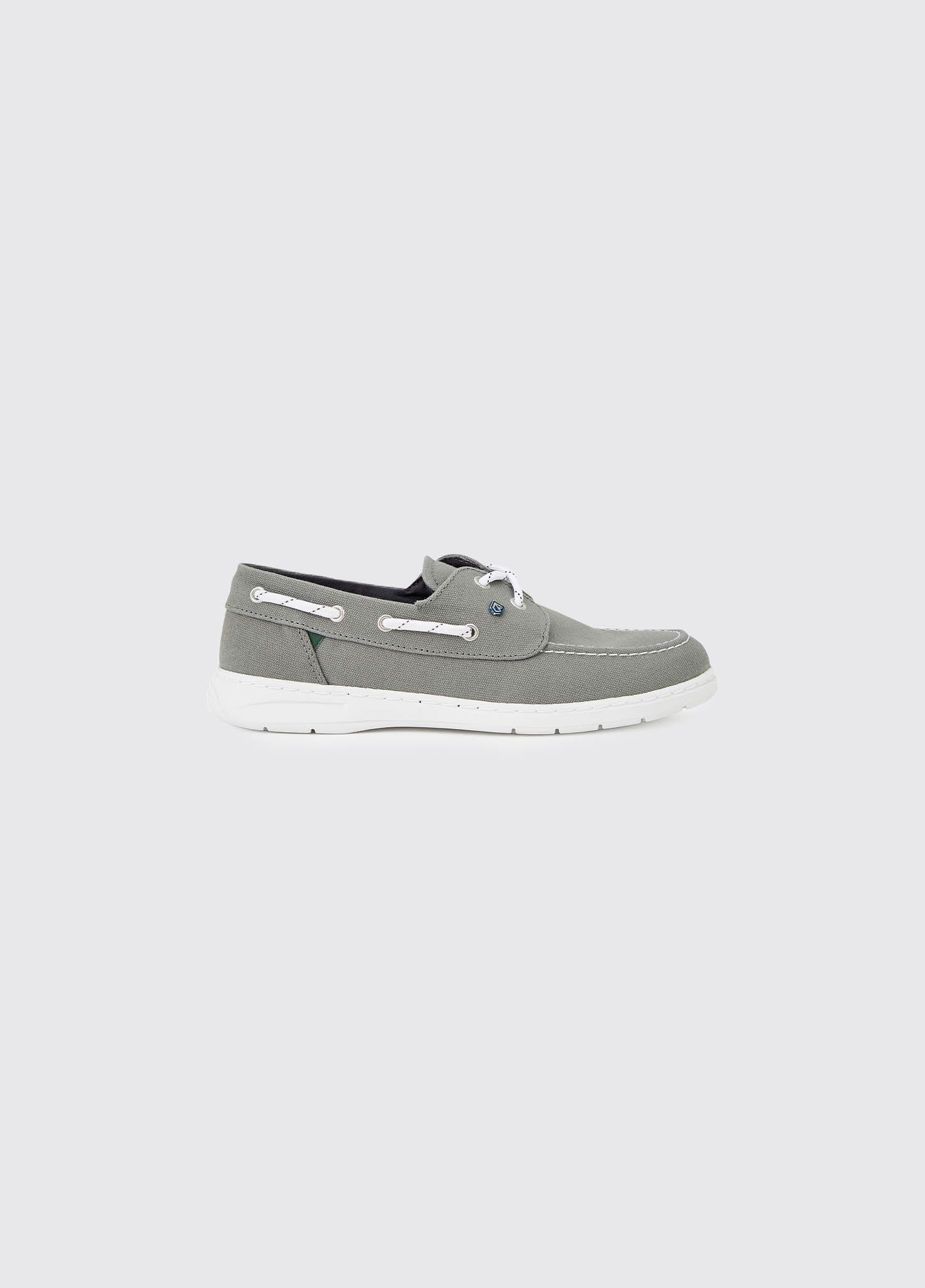 Biarritz Canvas Deck Shoe - Khaki - Image 3