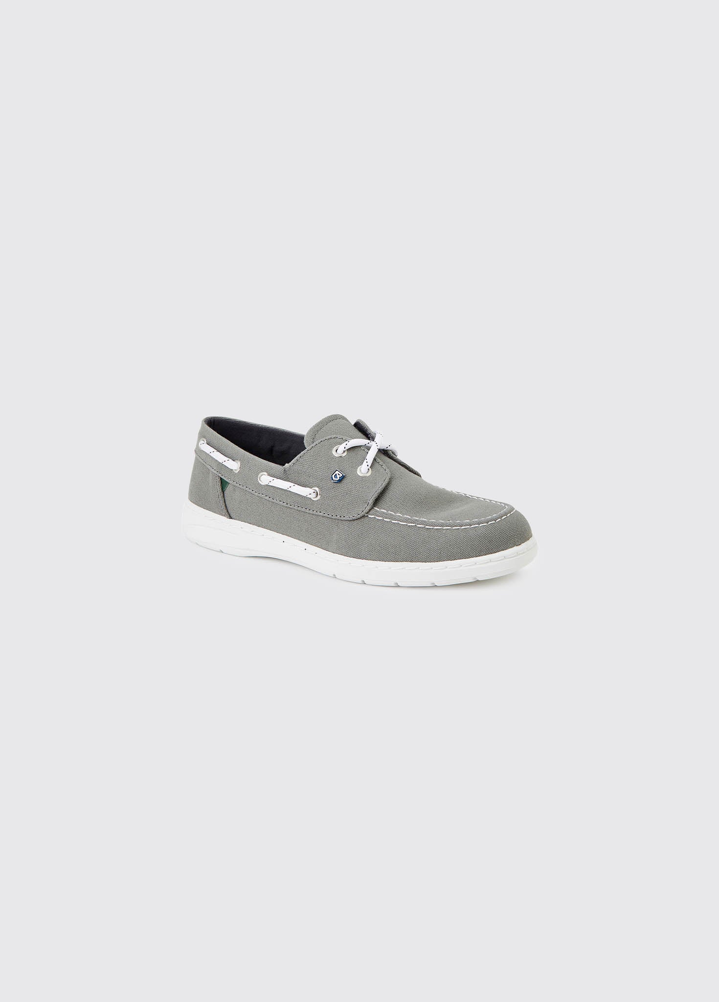 Biarritz Canvas Deck Shoe - Khaki - Image 4