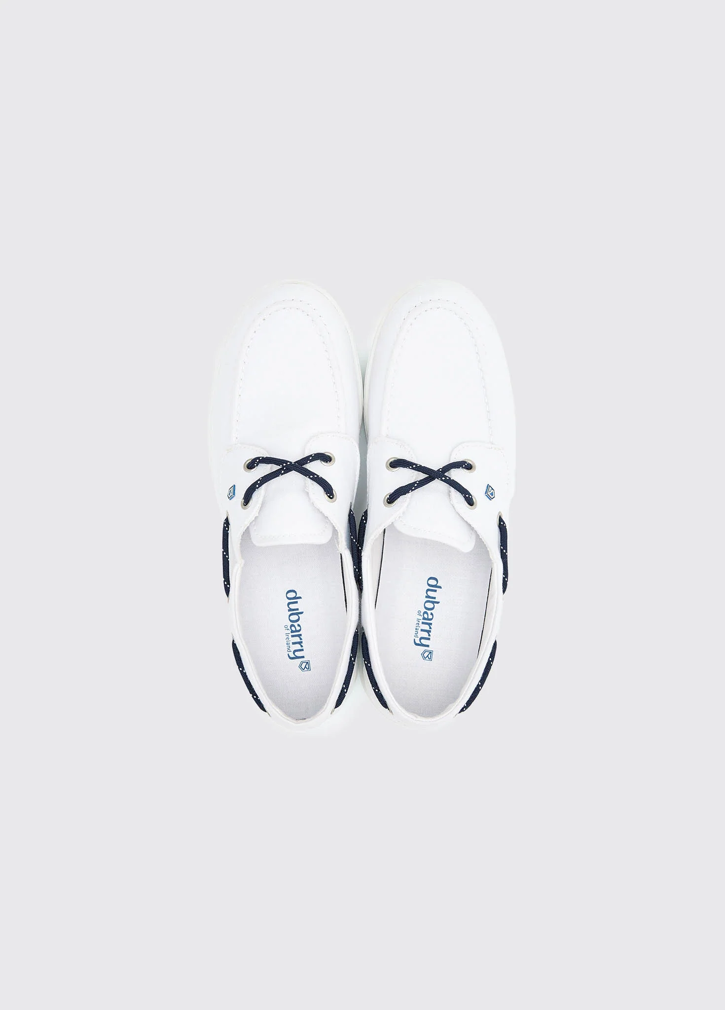 Biarritz Canvas Deck Shoe - White - Image 5