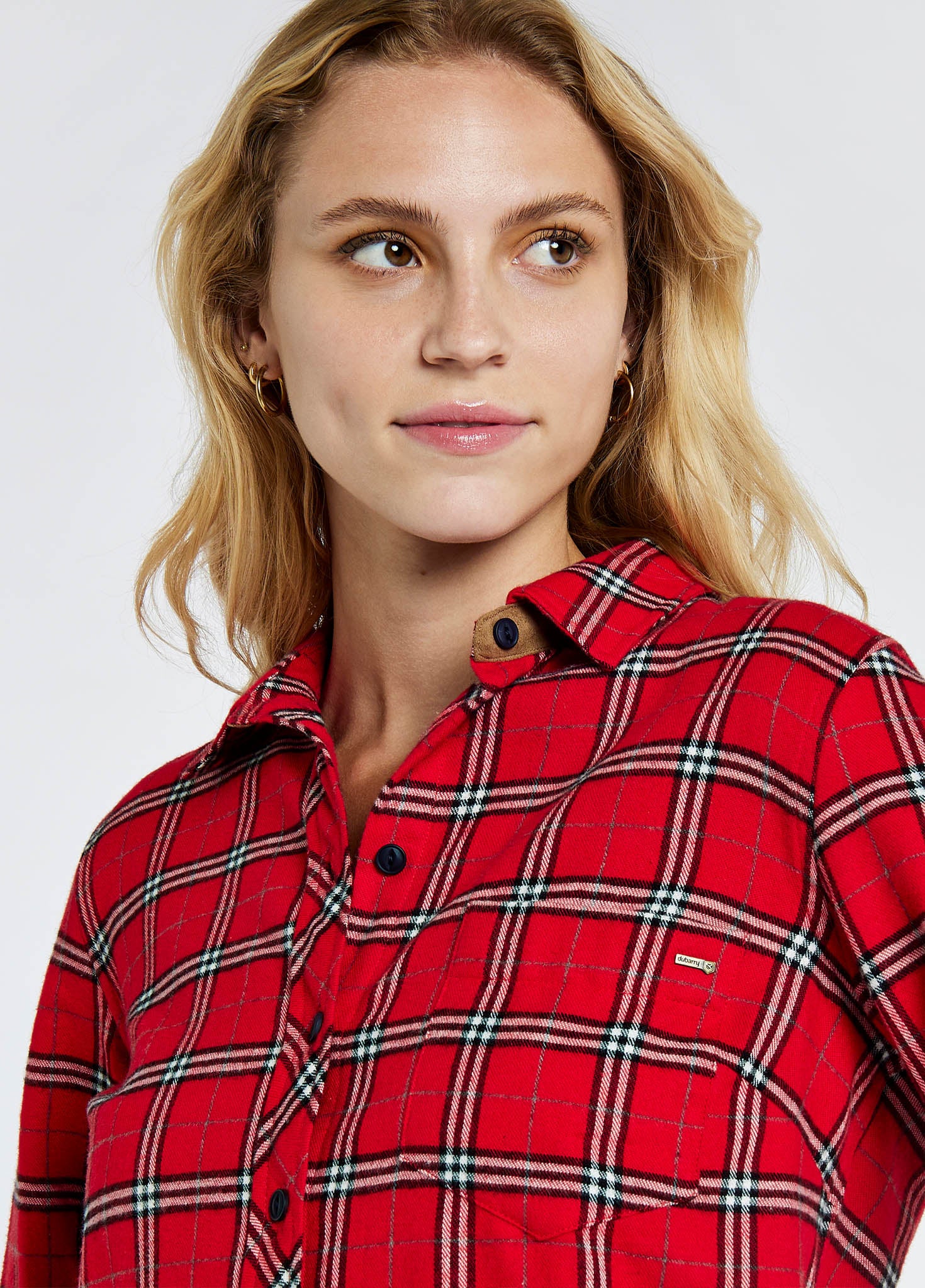 Japonica Check Shirt - Cardinal - Image 4