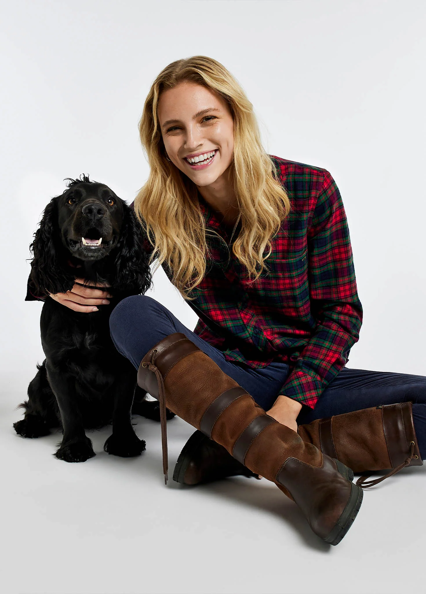 Japonica Check Shirt - Navy - Image 6