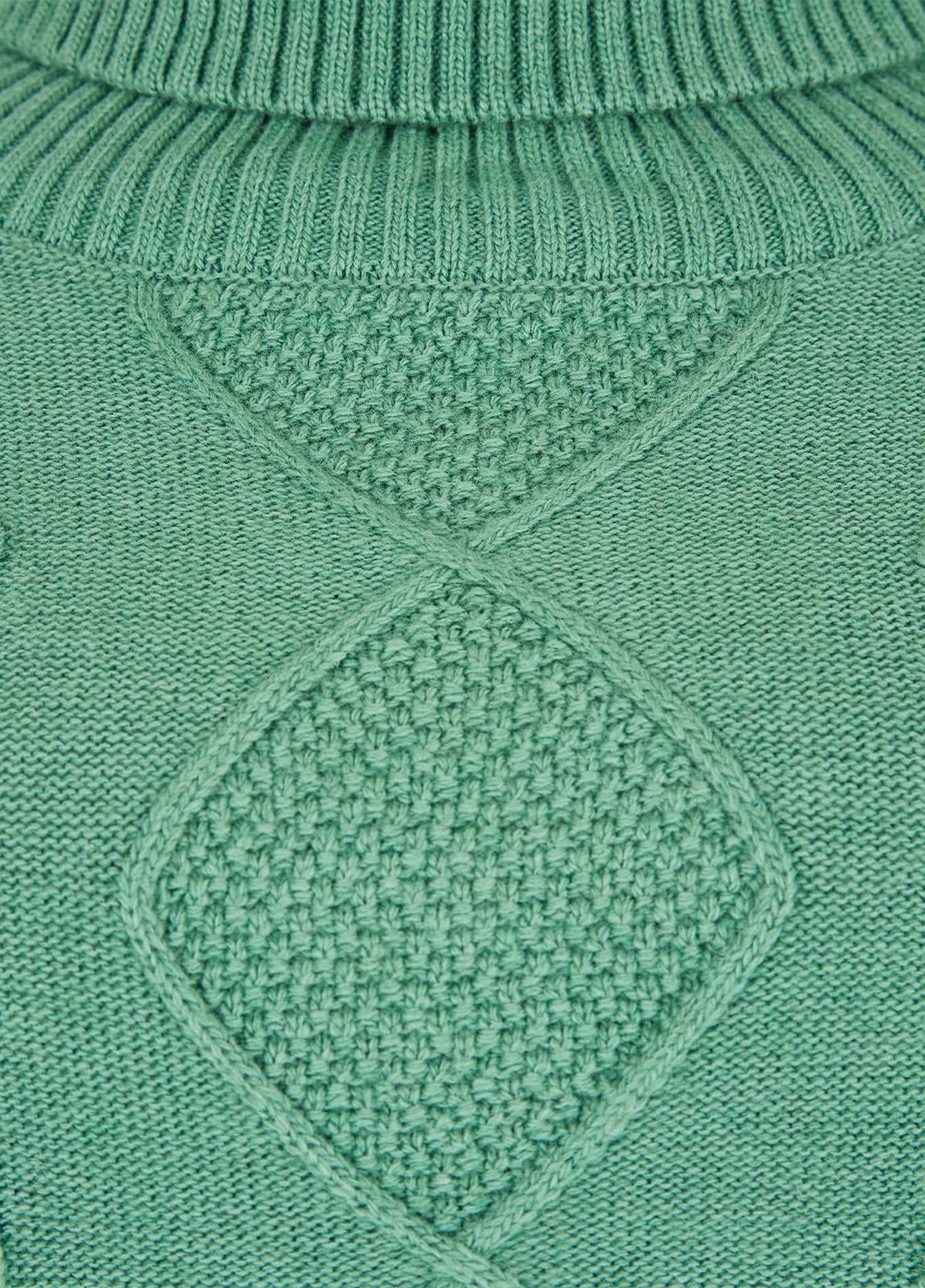 Belleek Chunky Roll Neck Sweater - Crab Apple - Image 5