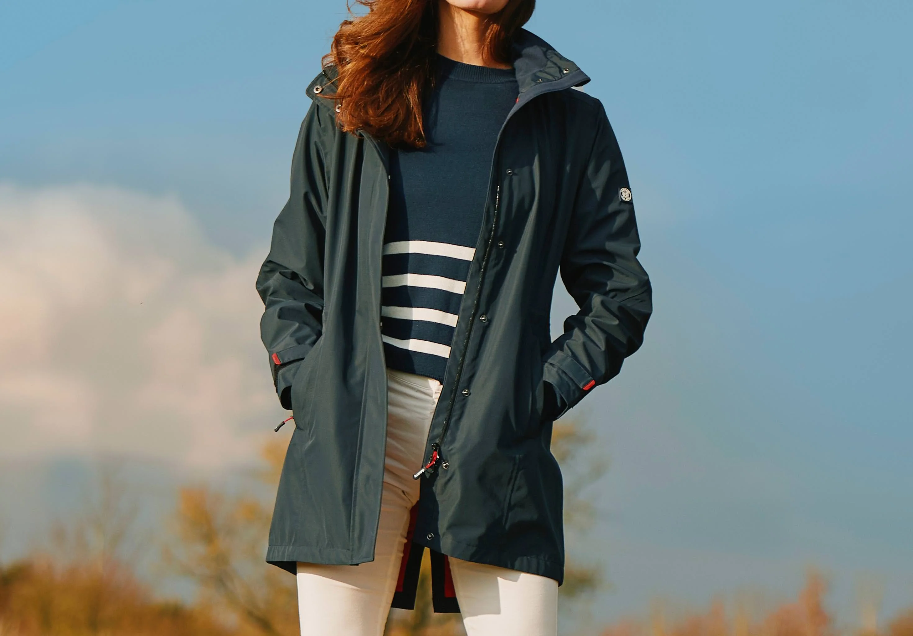 Lakeside waterproof jacket - Navy - Image 3