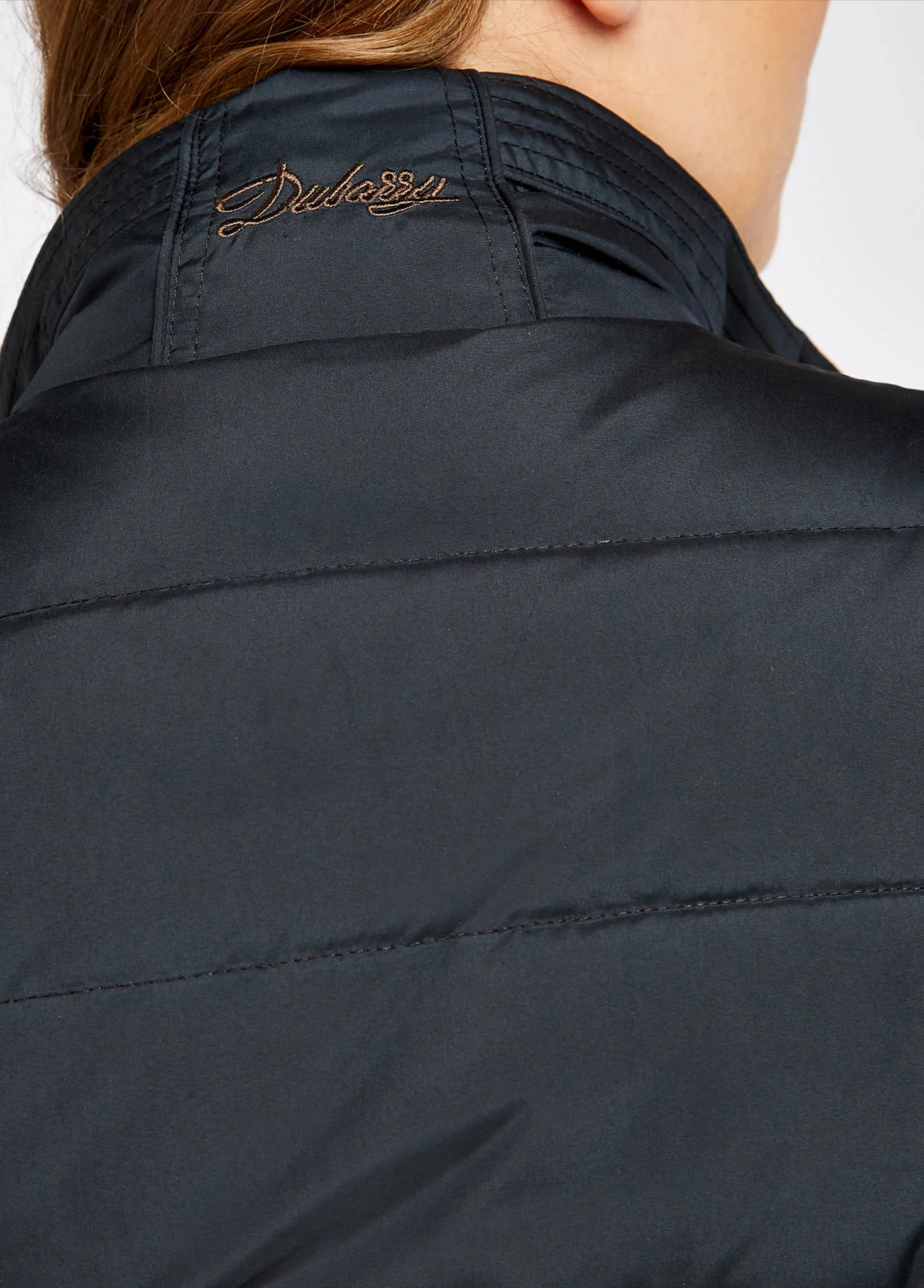 Spiddal Quilted Gilet - Navy Multi - Image 6