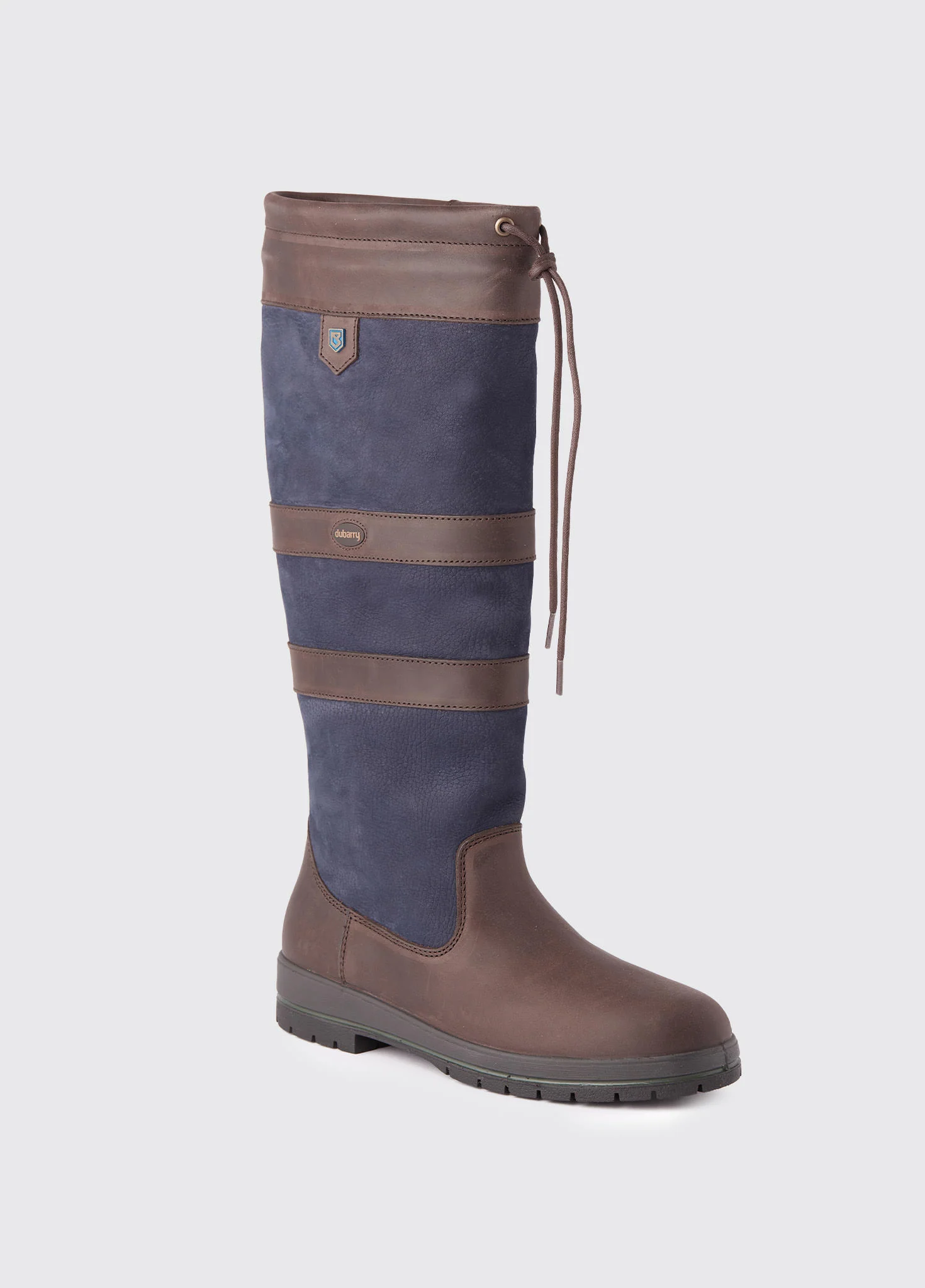 Galway Ladies SlimFit™ Country Boot - Navy/Brown - Image 6