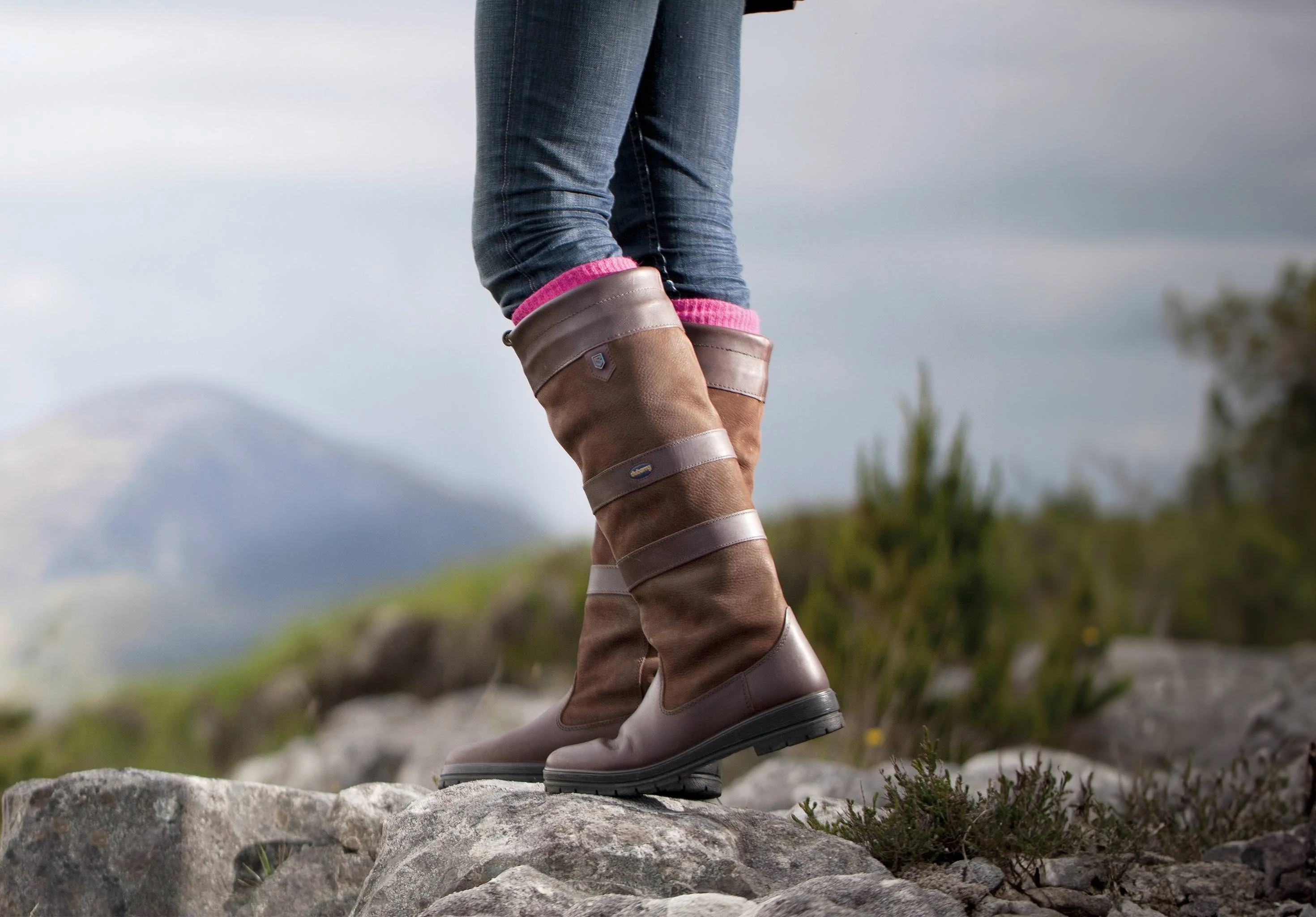 Galway Ladies SlimFit™ Country Boot - Walnut - Image 3