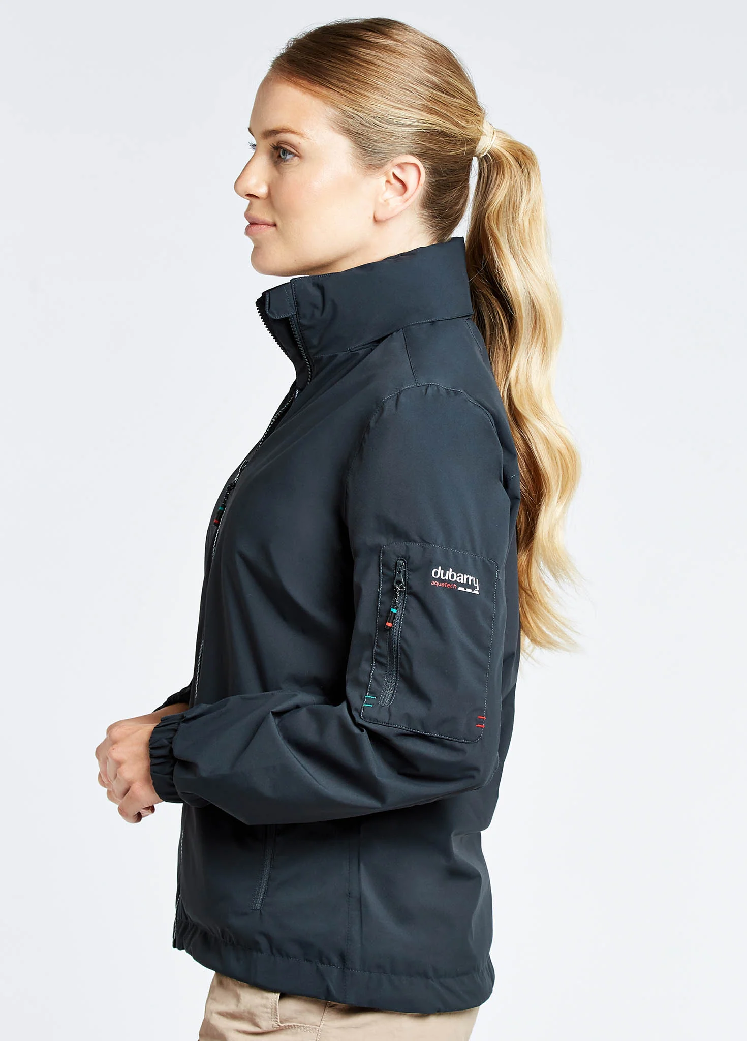 Corfu Women's Crew Jacket - Graphite - Image 5