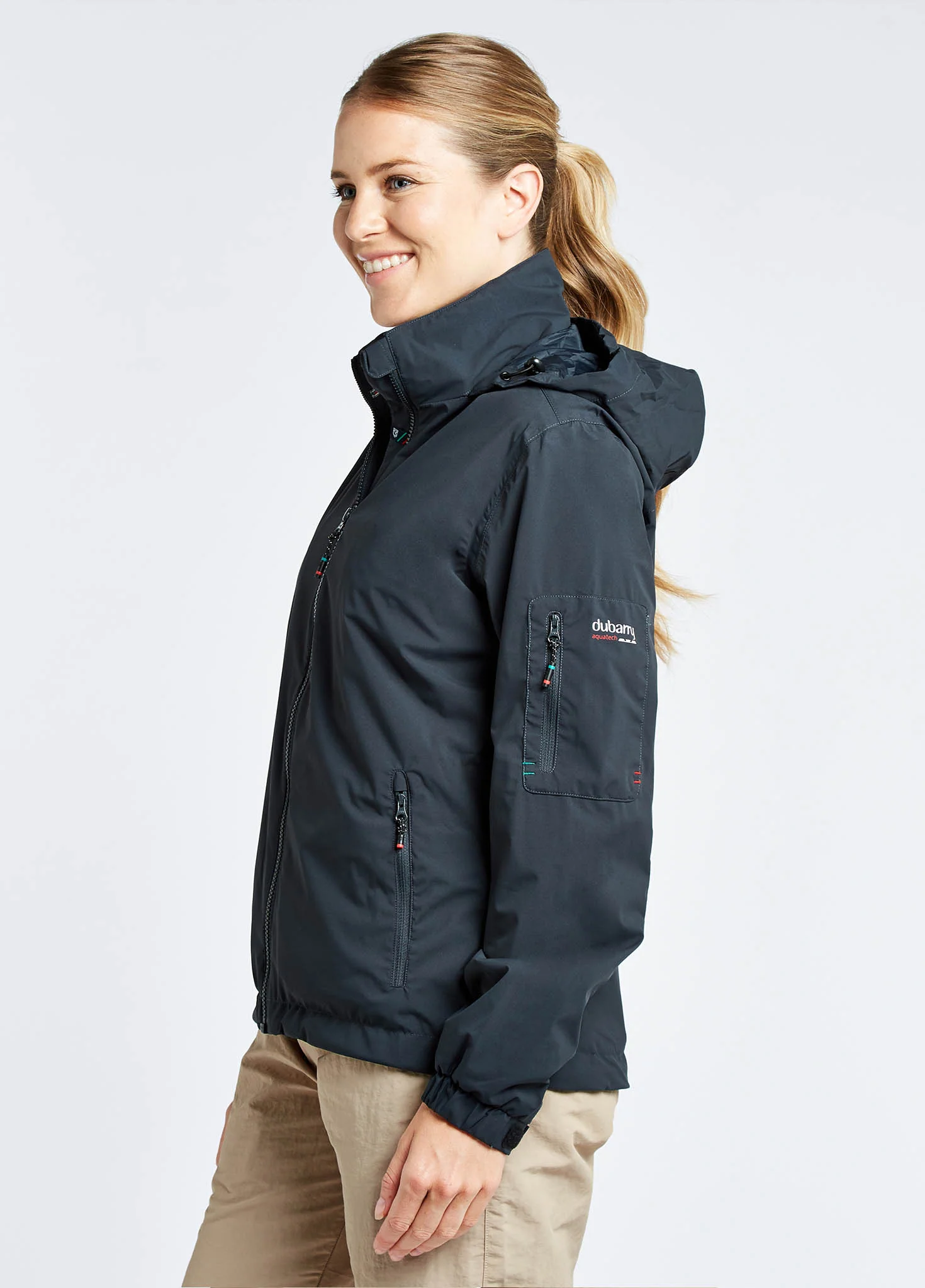 Corfu Women's Crew Jacket - Graphite - Image 7