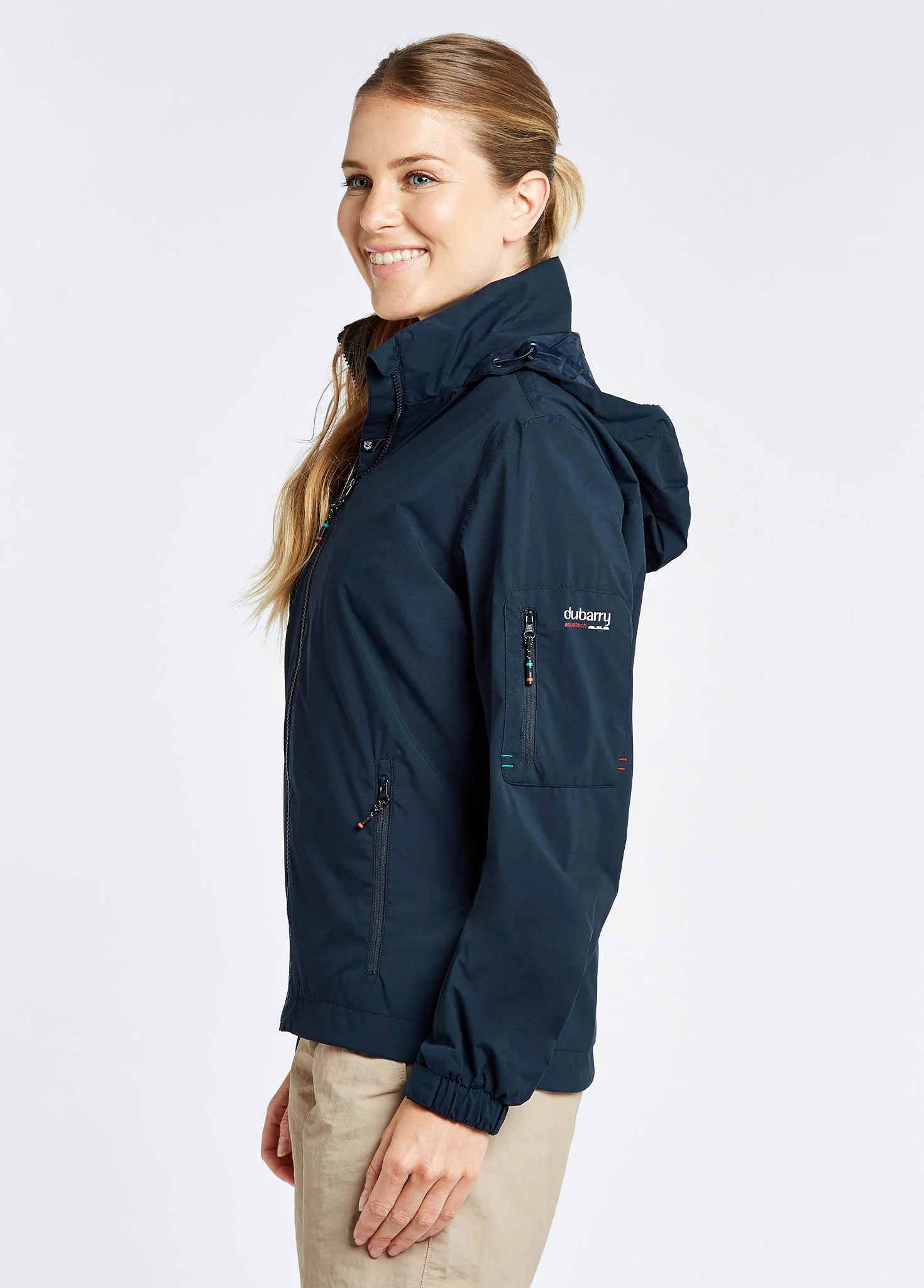 Corfu Women's Crew Jacket - Navy - Image 6