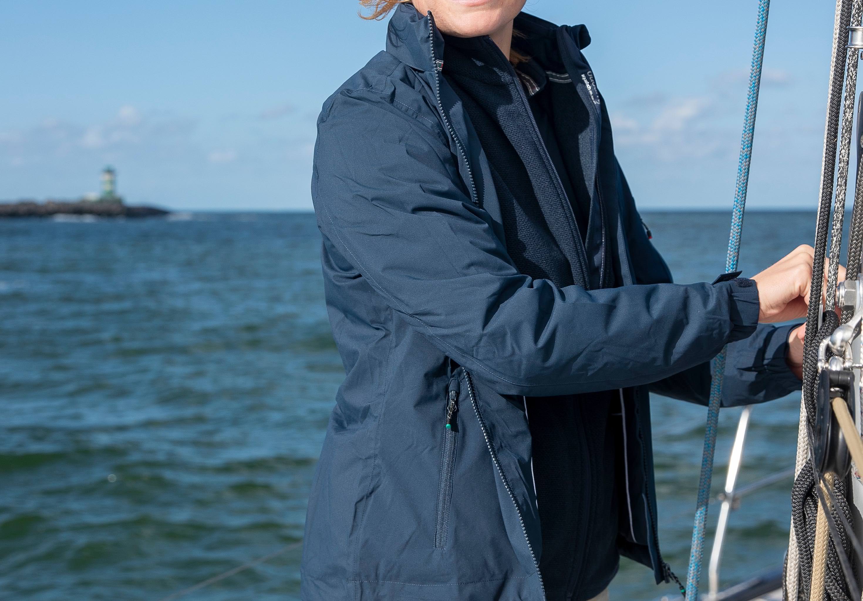 Livorno Women's Fleece-lined Crew Jacket - Navy - Image 3