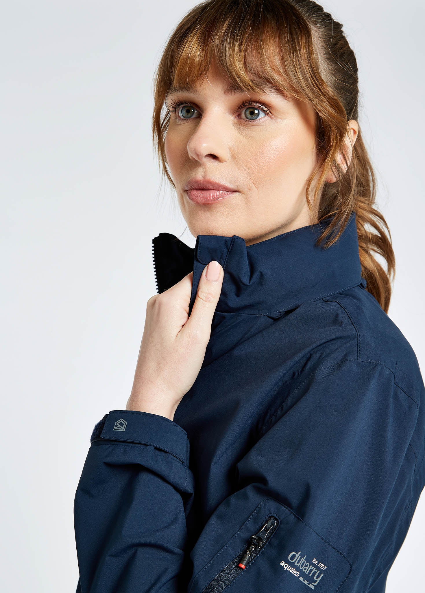 Livorno Women's Fleece-lined Crew Jacket - Navy - Image 7