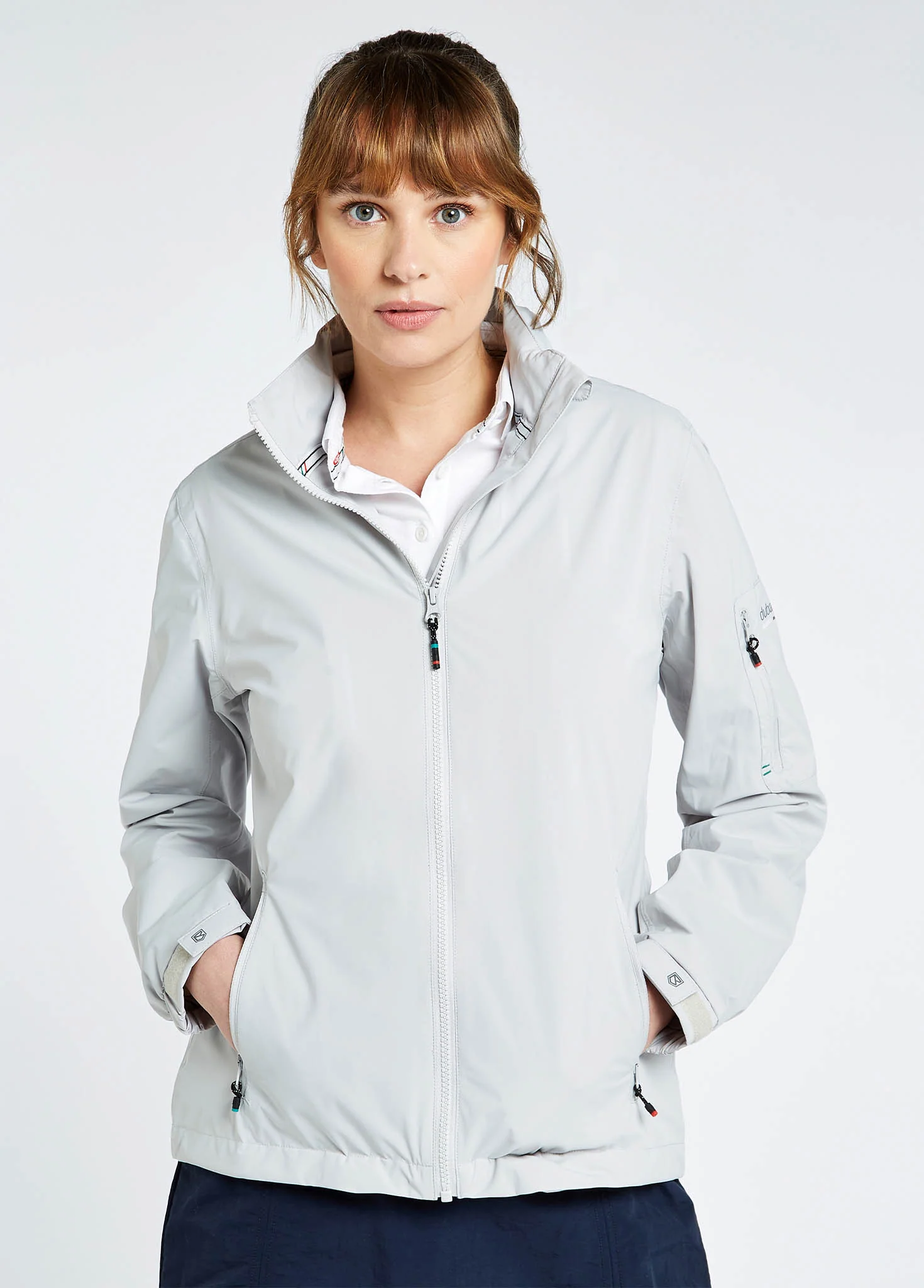 Livorno Women's Fleece-lined Crew Jacket - Platinum - Image 4