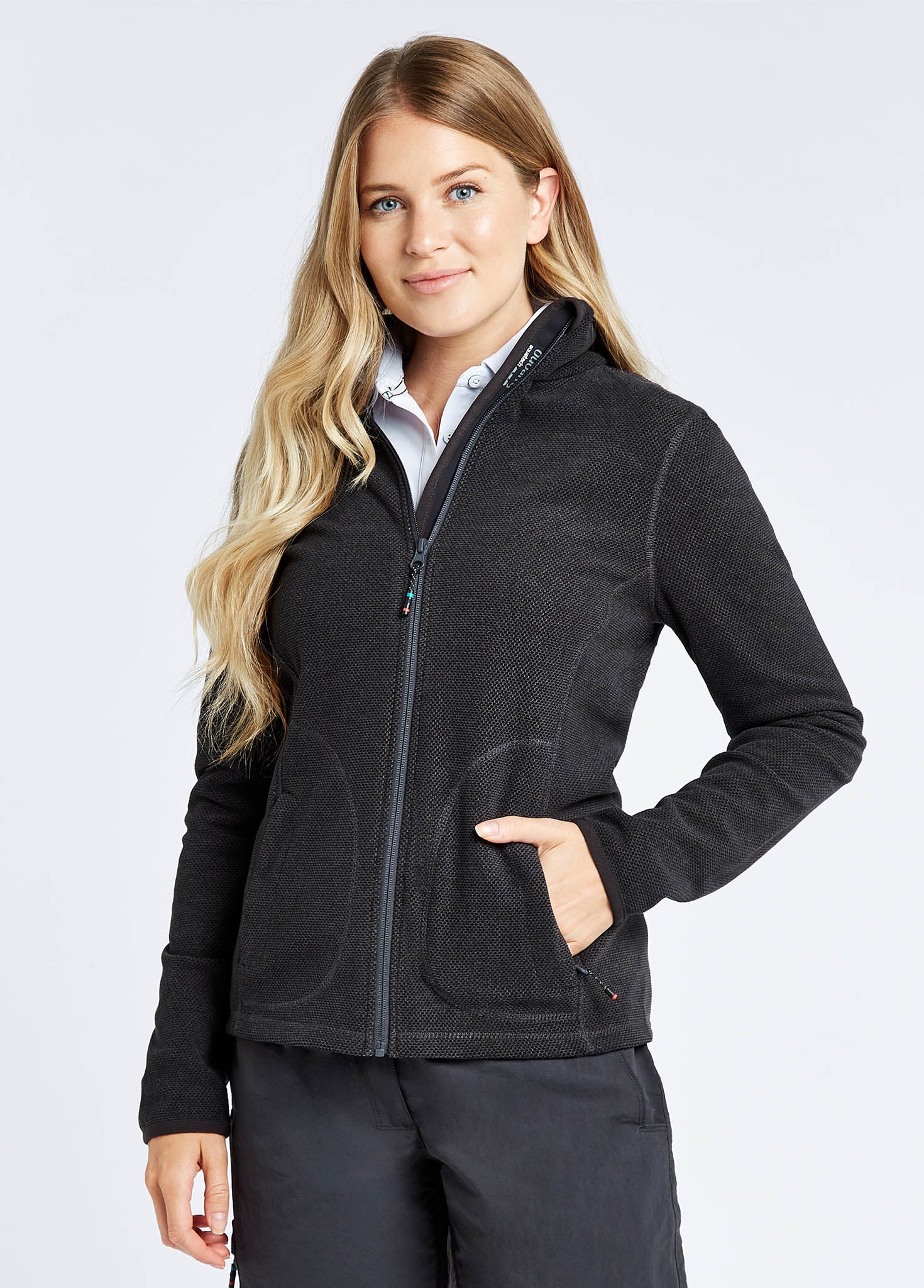 Sicily Women's Full-zip fleece - Graphite - Image 3