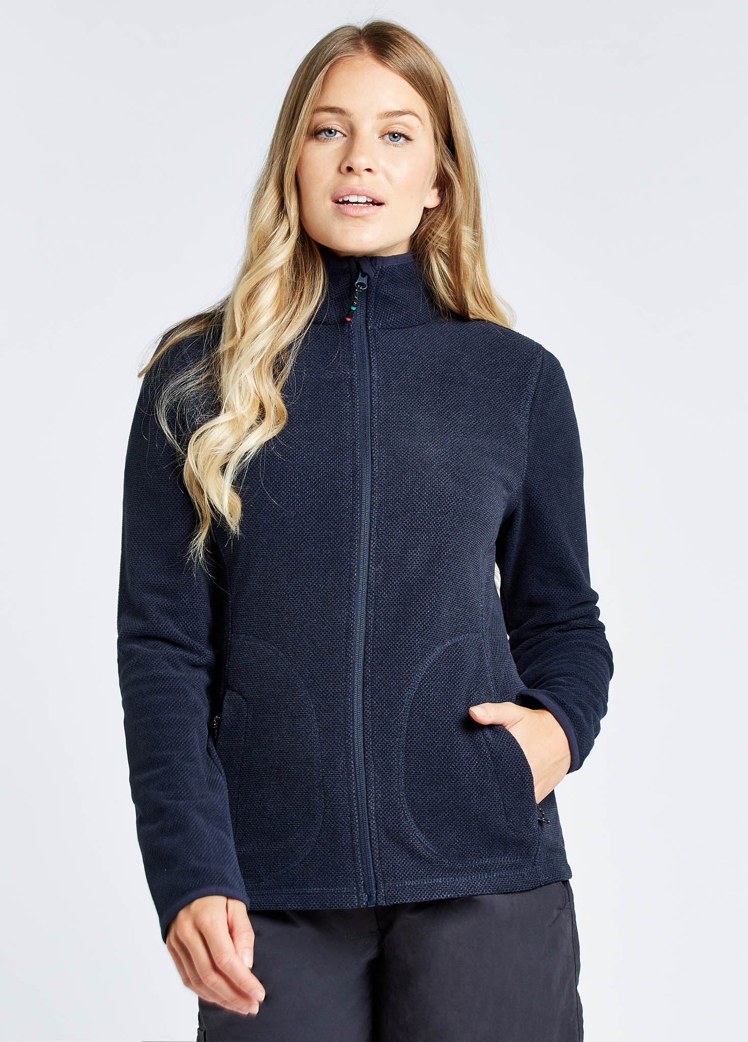 Sicily Women's Full-zip fleece - Navy - Image 5