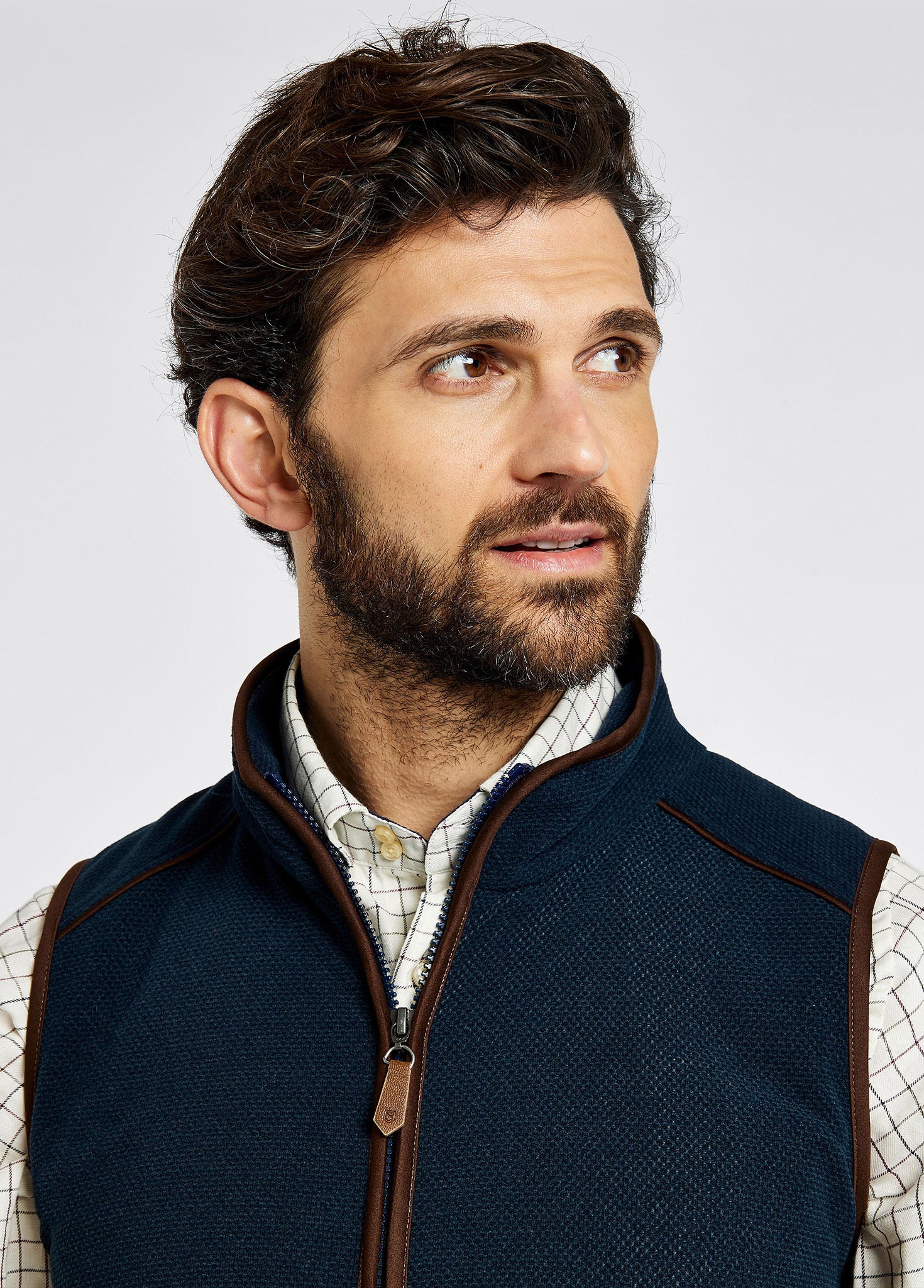 Lifford Fleece Gilet - Navy - Image 5