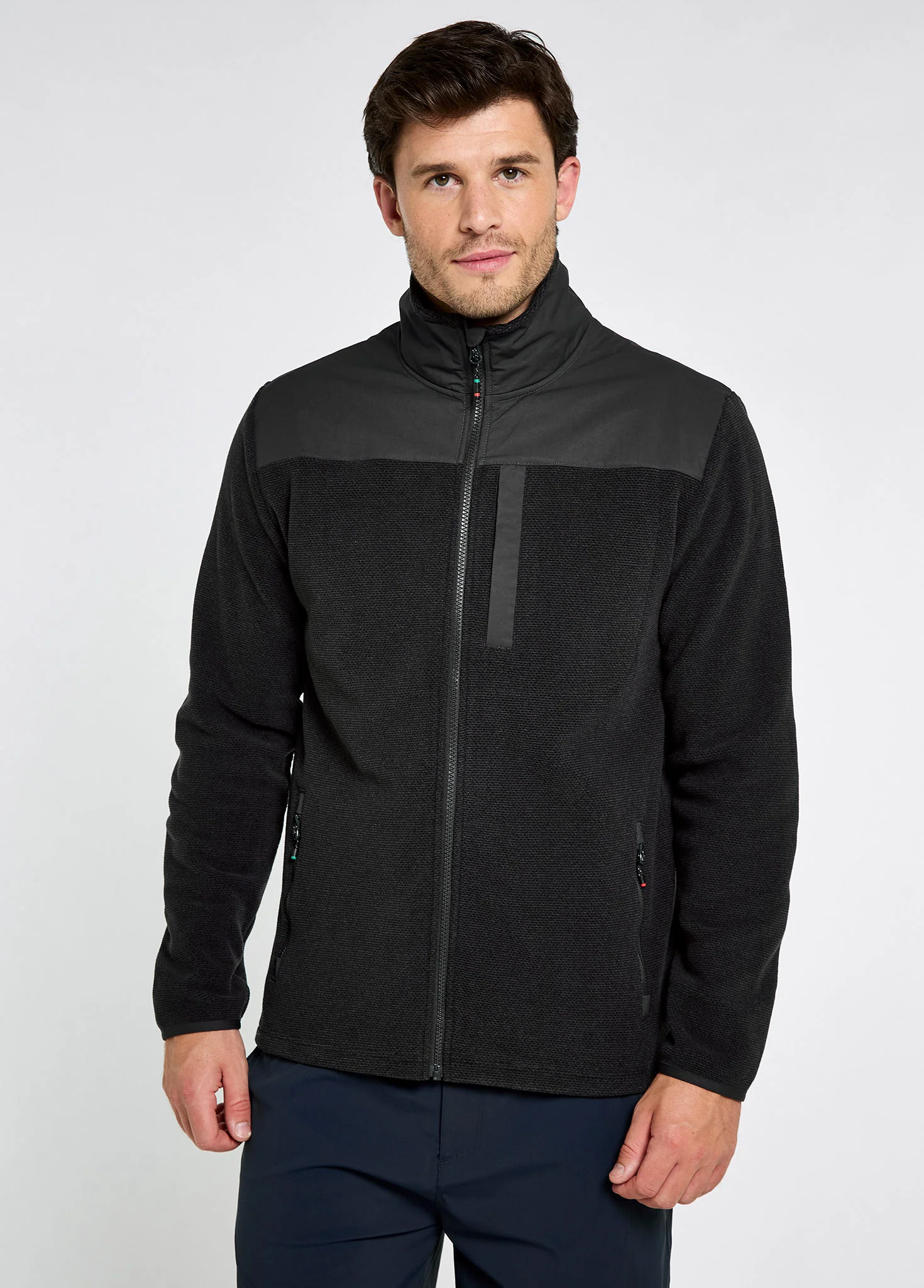 Lucia Men's Fleece Jacket - Graphite - Image 3