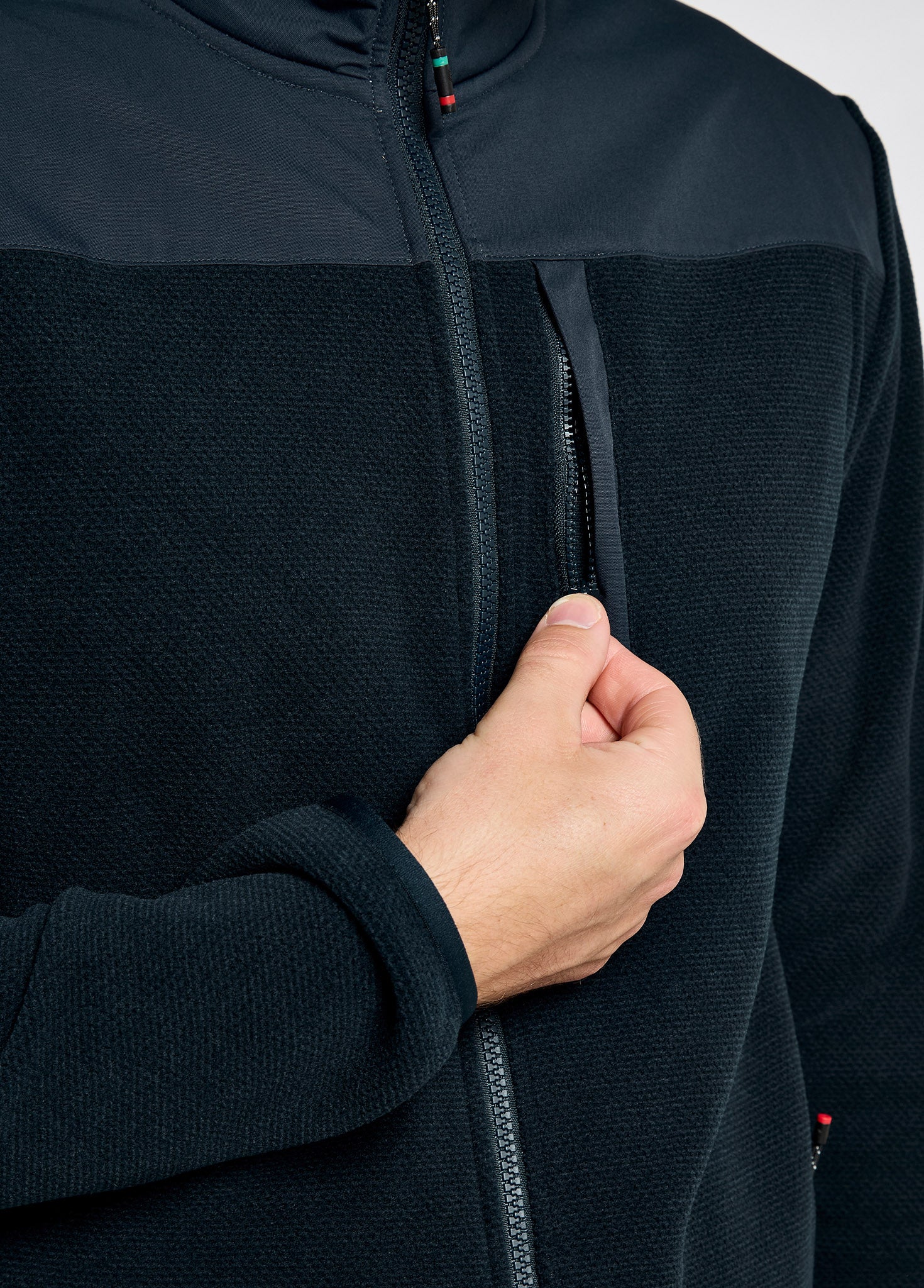 Lucia Men's Fleece Jacket - Navy - Image 5