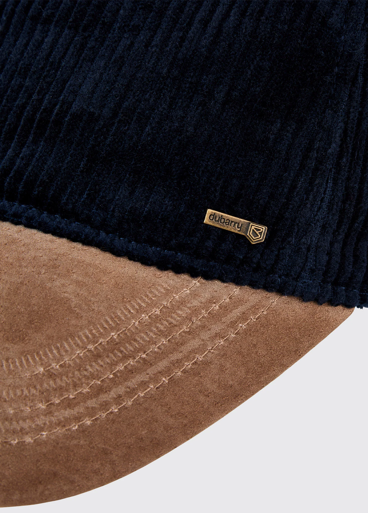 Marino Corduroy baseball cap - Navy - Image 3