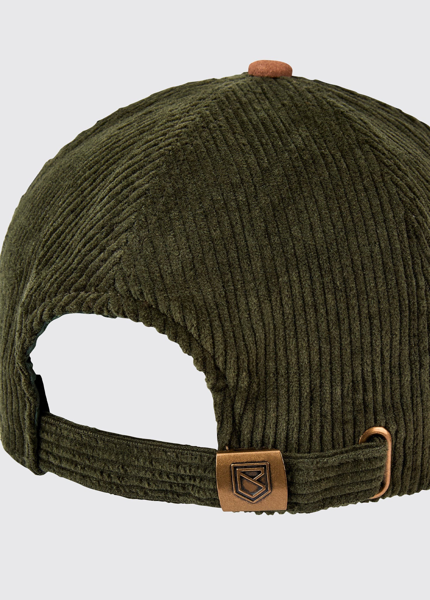 Marino Corduroy baseball cap - Olive - Image 3