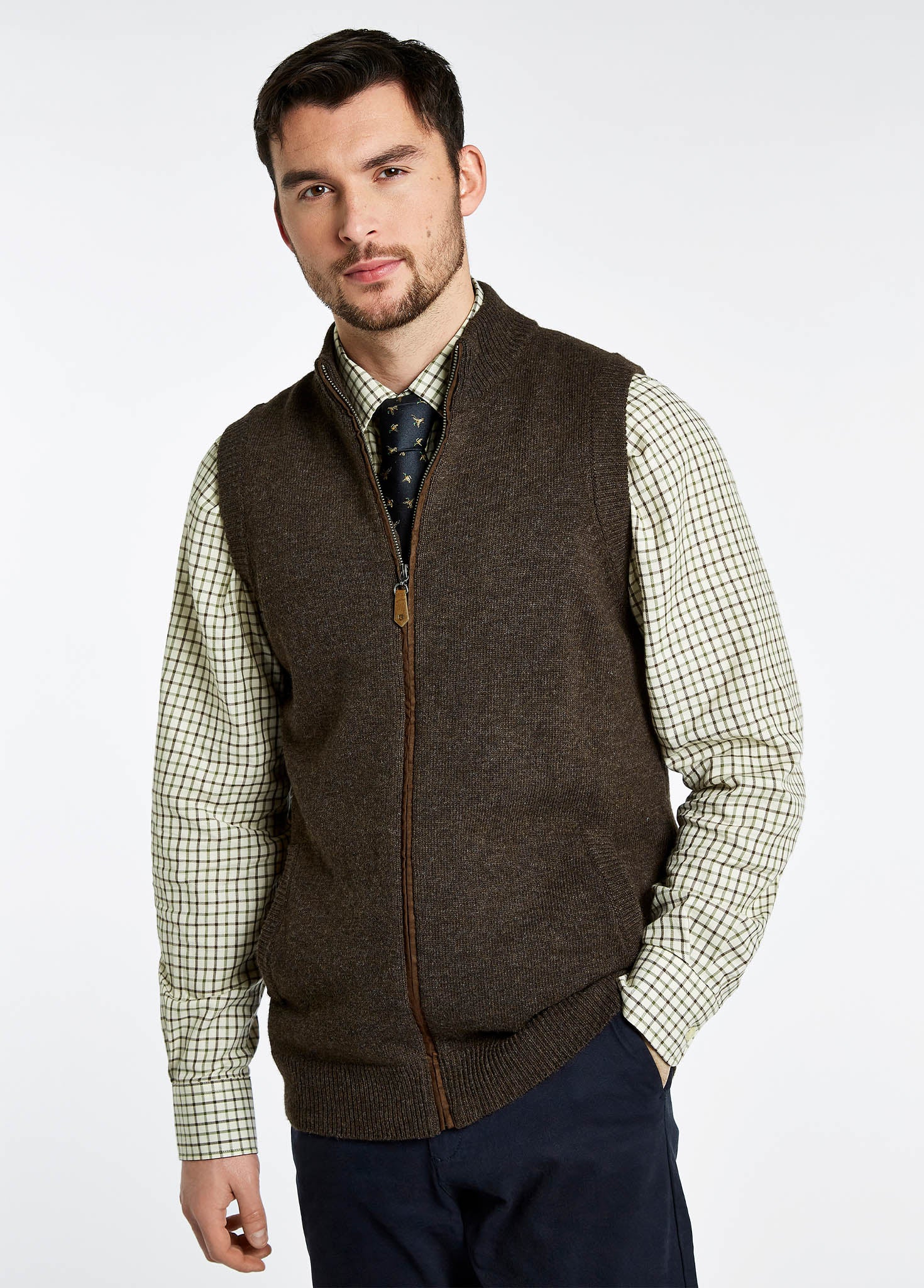 Upperwood Bodywarmer - Mahogany - Image 4