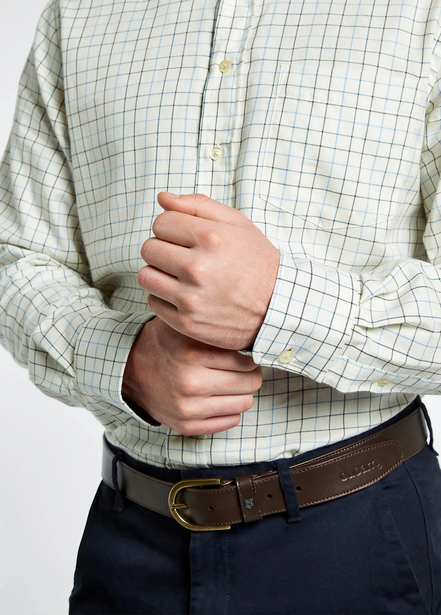 Hollymount Check Shirt - Navy - Image 5