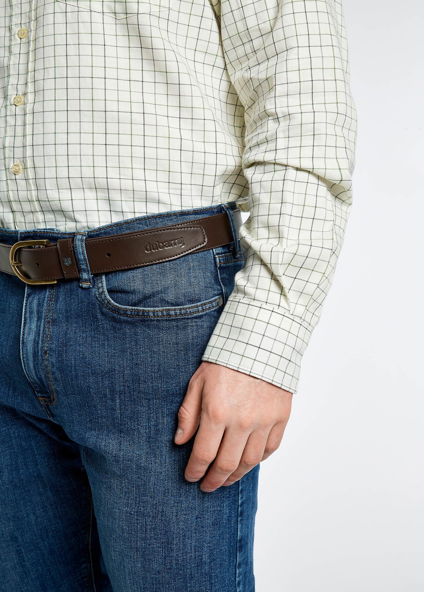 Hollymount Check Shirt - Verdigris - Image 6