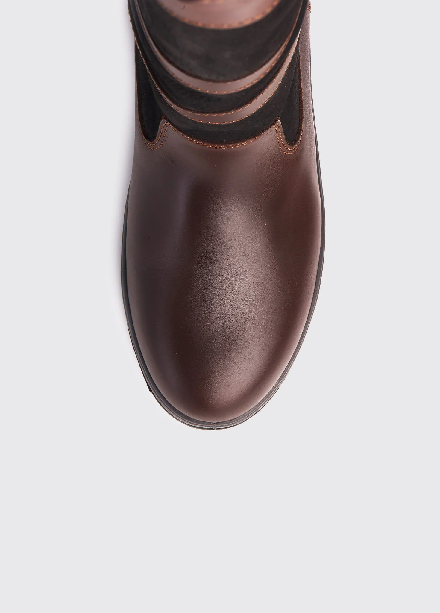 Galway Mens Country Boot  - Black/Brown - Image 7