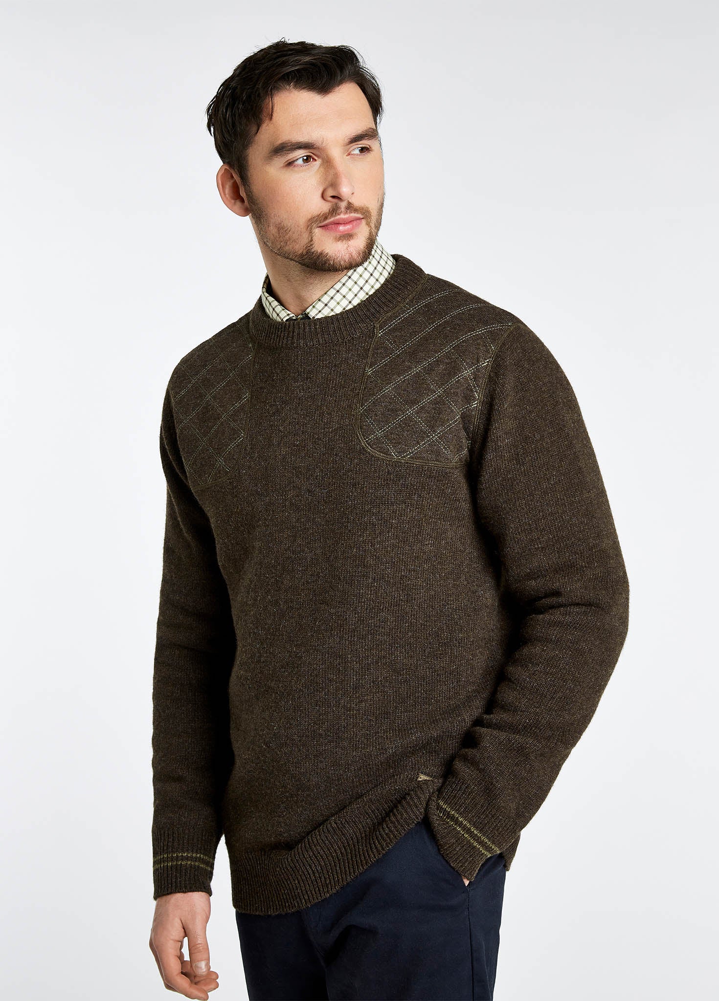 Clarinbridge Crew Neck Sweater - Mahogany - Image 3