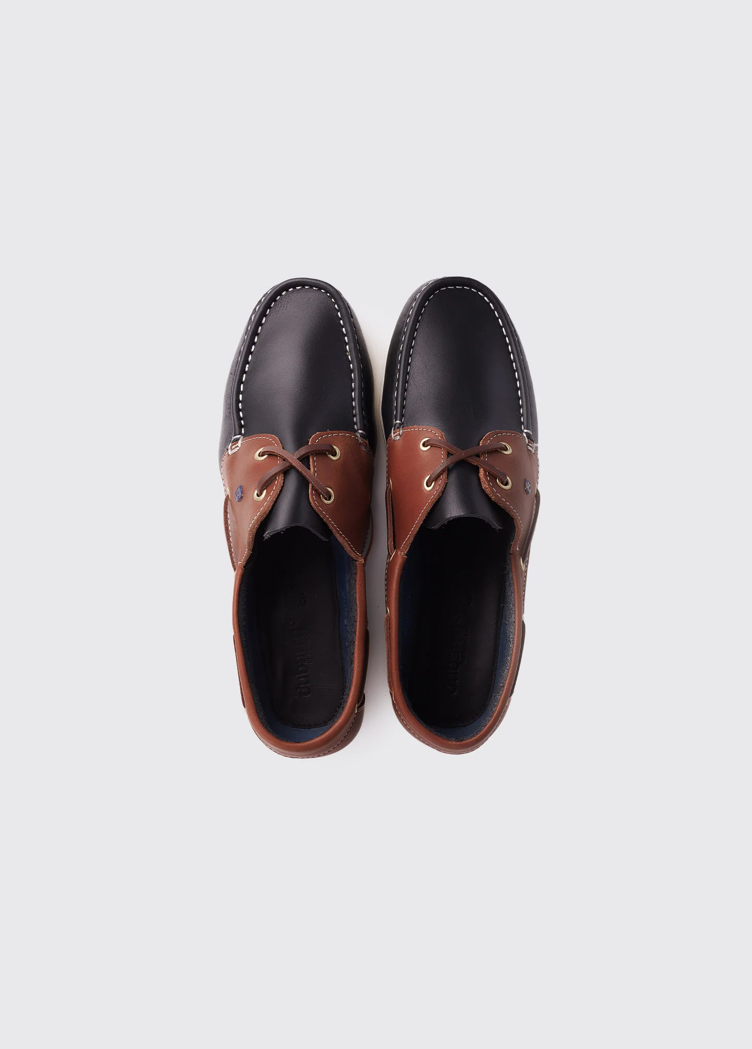 Admirals Men's Deck Shoe - Navy/Brown - Image 6