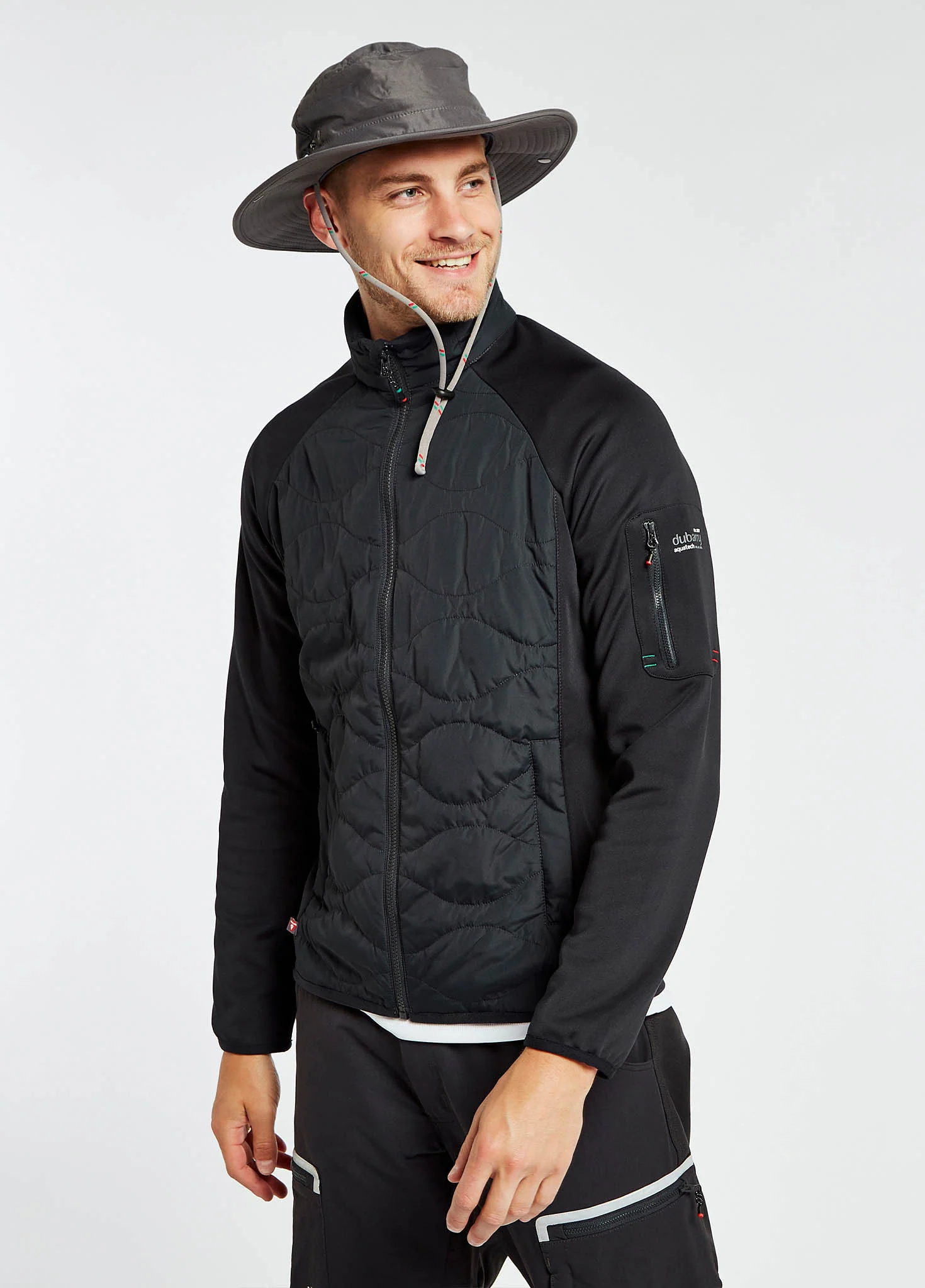 Atlantica Mens Hybrid Jacket - Graphite - Image 4