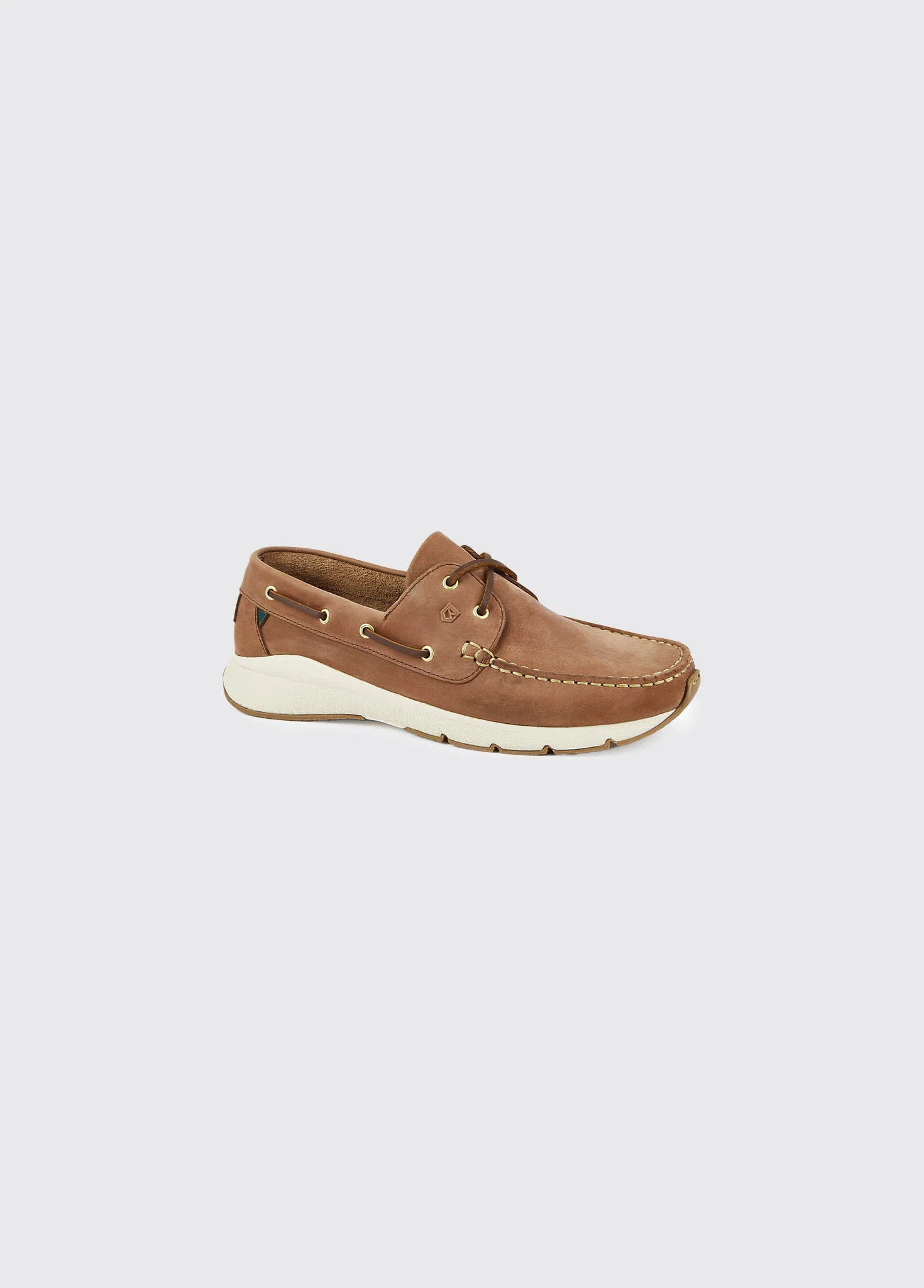 Dungarvan Mens Lightweight Deck Shoe - Chestnut - Image 4