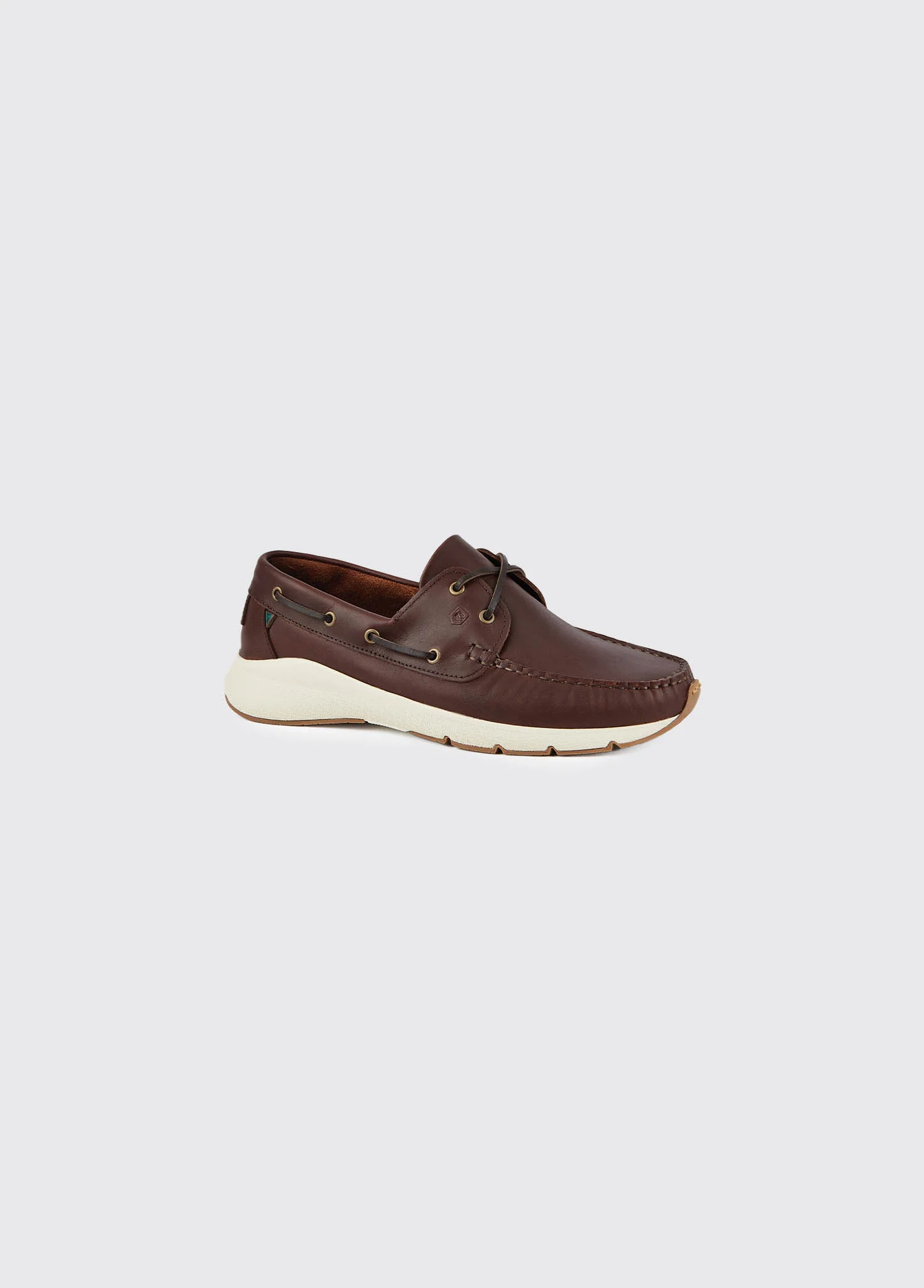 Dungarvan Mens Lightweight Deck Shoe - Mahogany - Image 4