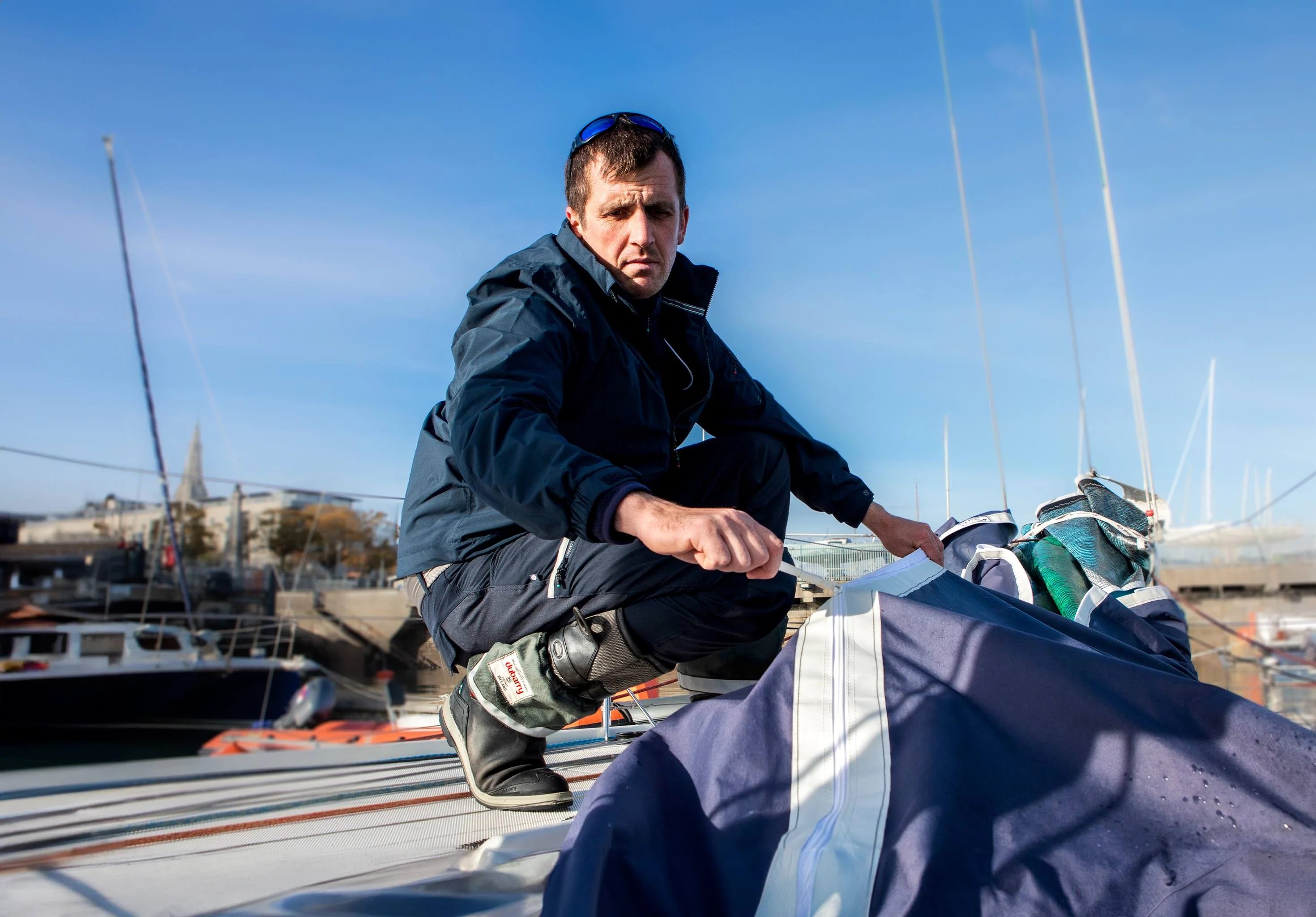 Levanto Men's Crew Jacket - Navy - Image 3