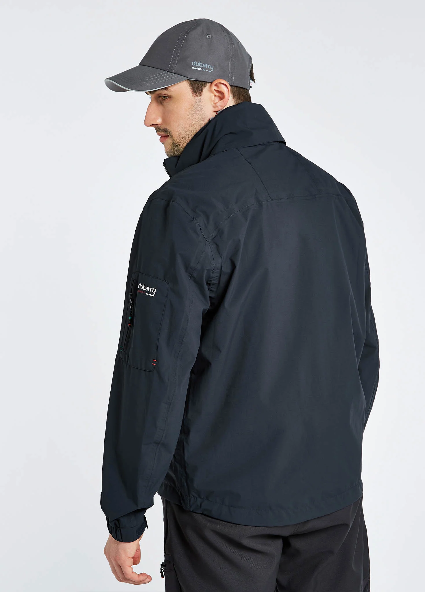 Croatia Men's Fleece-lined Crew Jacket - Graphite - Image 4