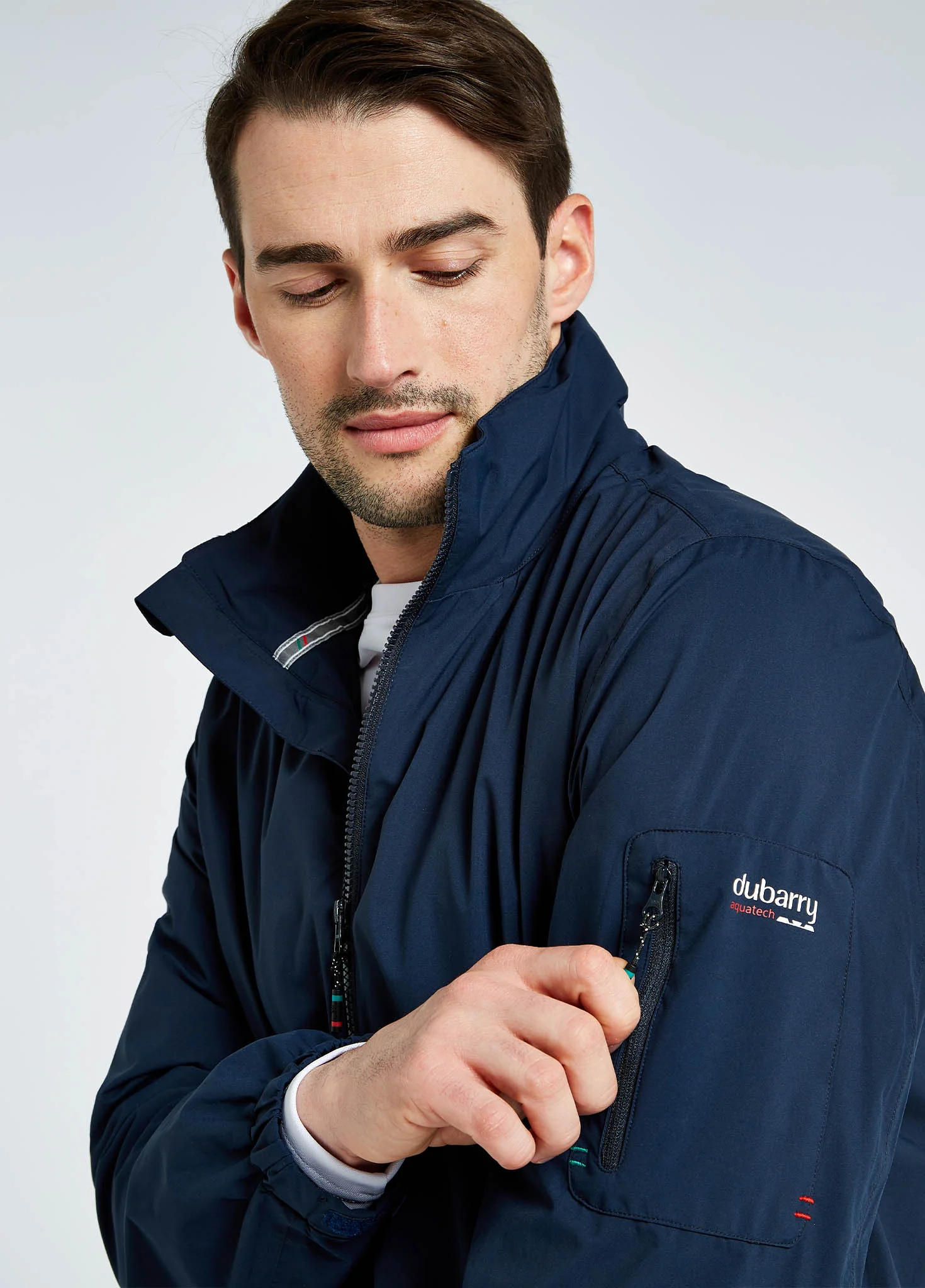 Croatia Men's Fleece-lined Crew Jacket - Navy - Image 6