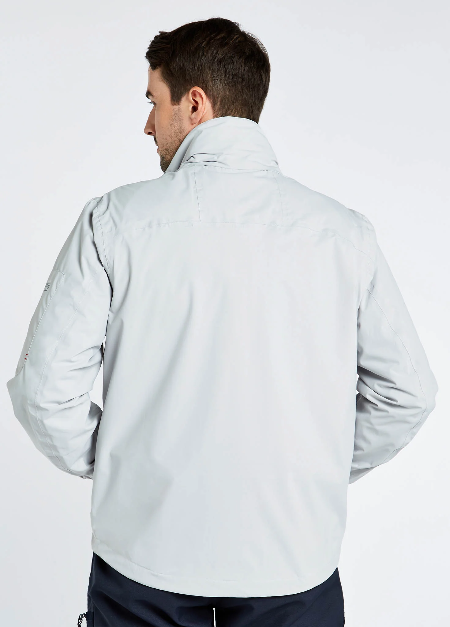 Croatia Men's Fleece-lined Crew Jacket - Platinum - Image 5