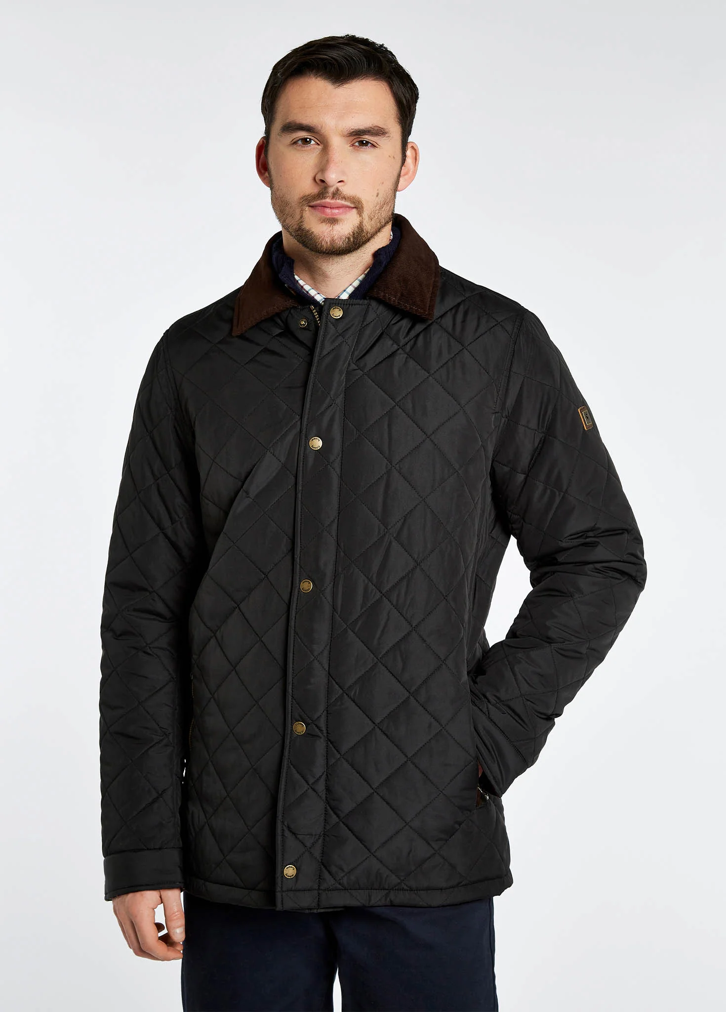 Mountusher Quilted Jacket - Black - Image 3