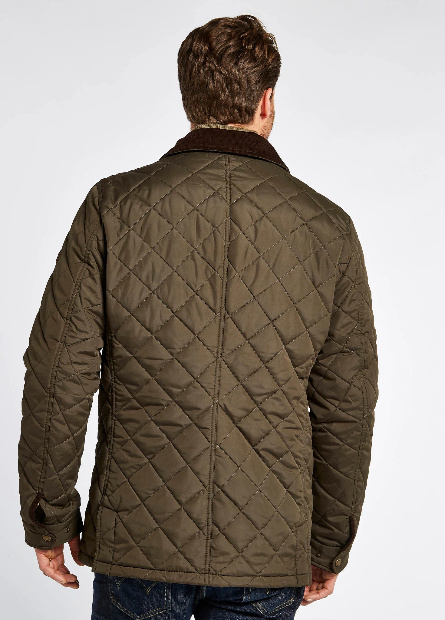 Mountusher Quilted Jacket - Olive - Image 5