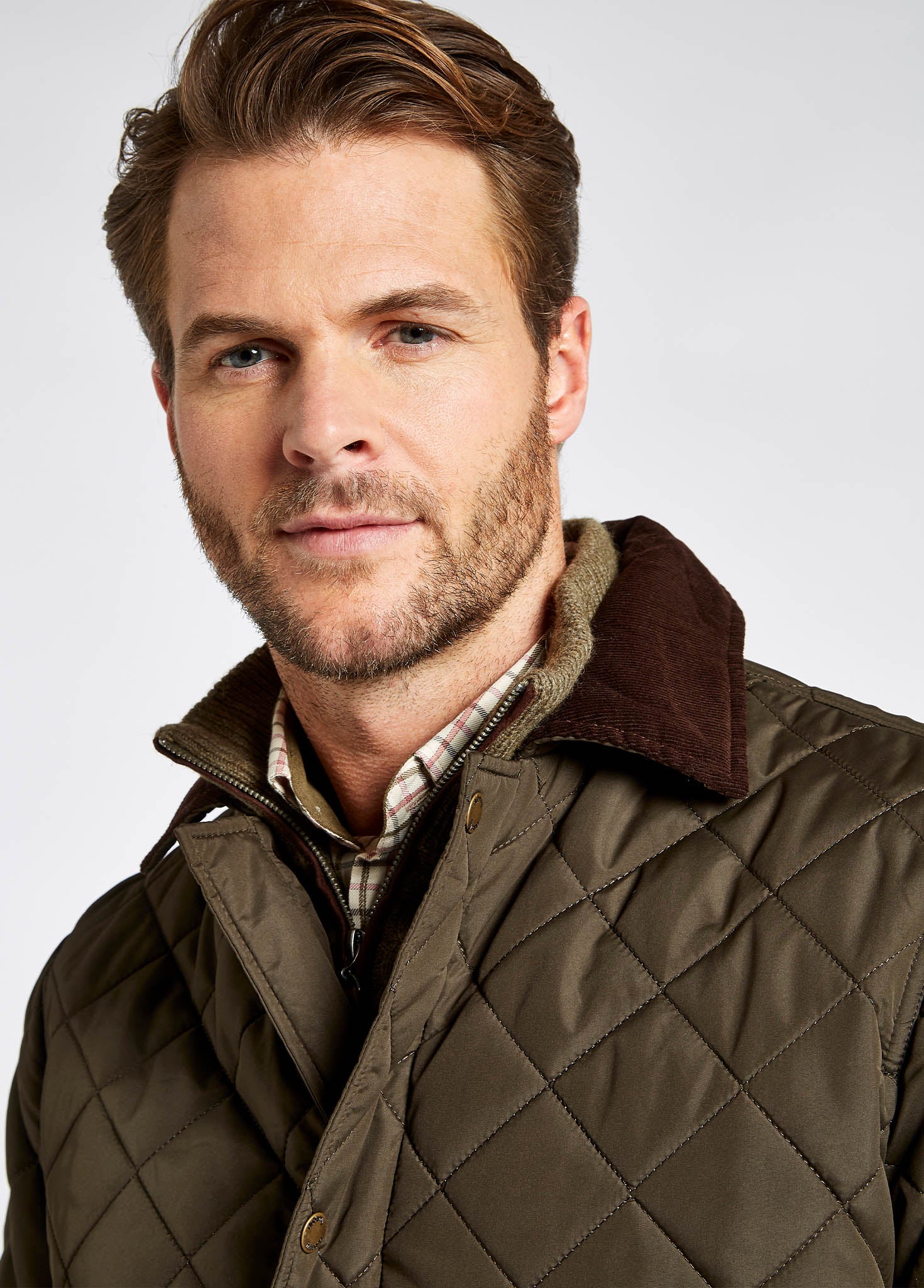 Mountusher Quilted Jacket - Olive - Image 6