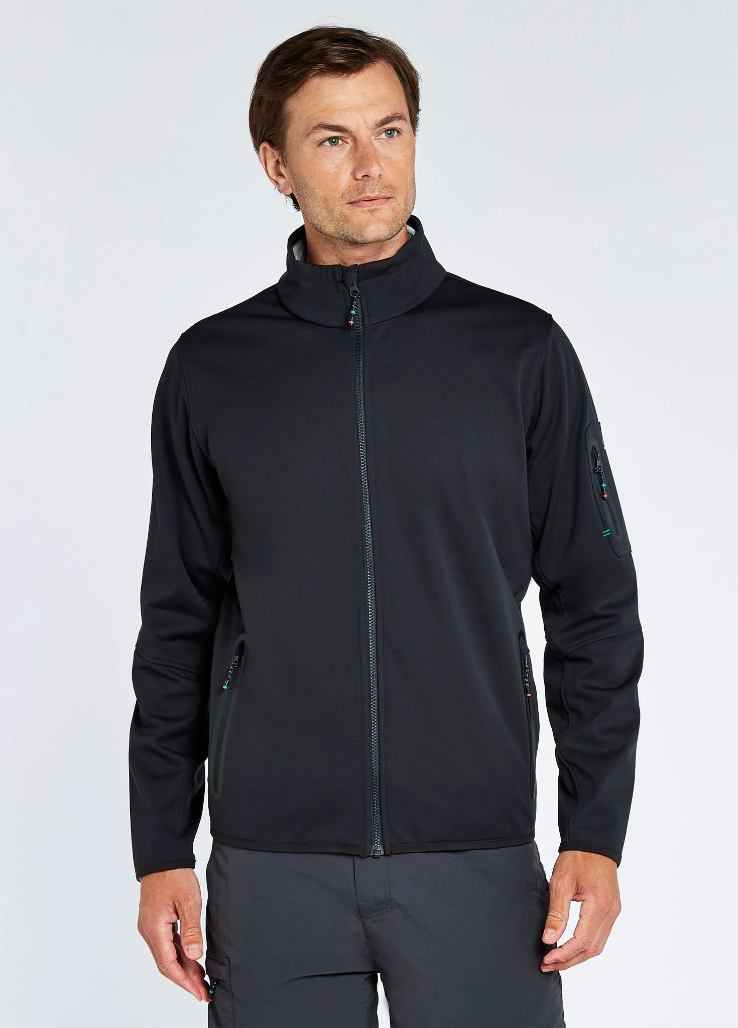 Ibiza Mens Softshell Jacket - Graphite - Image 4