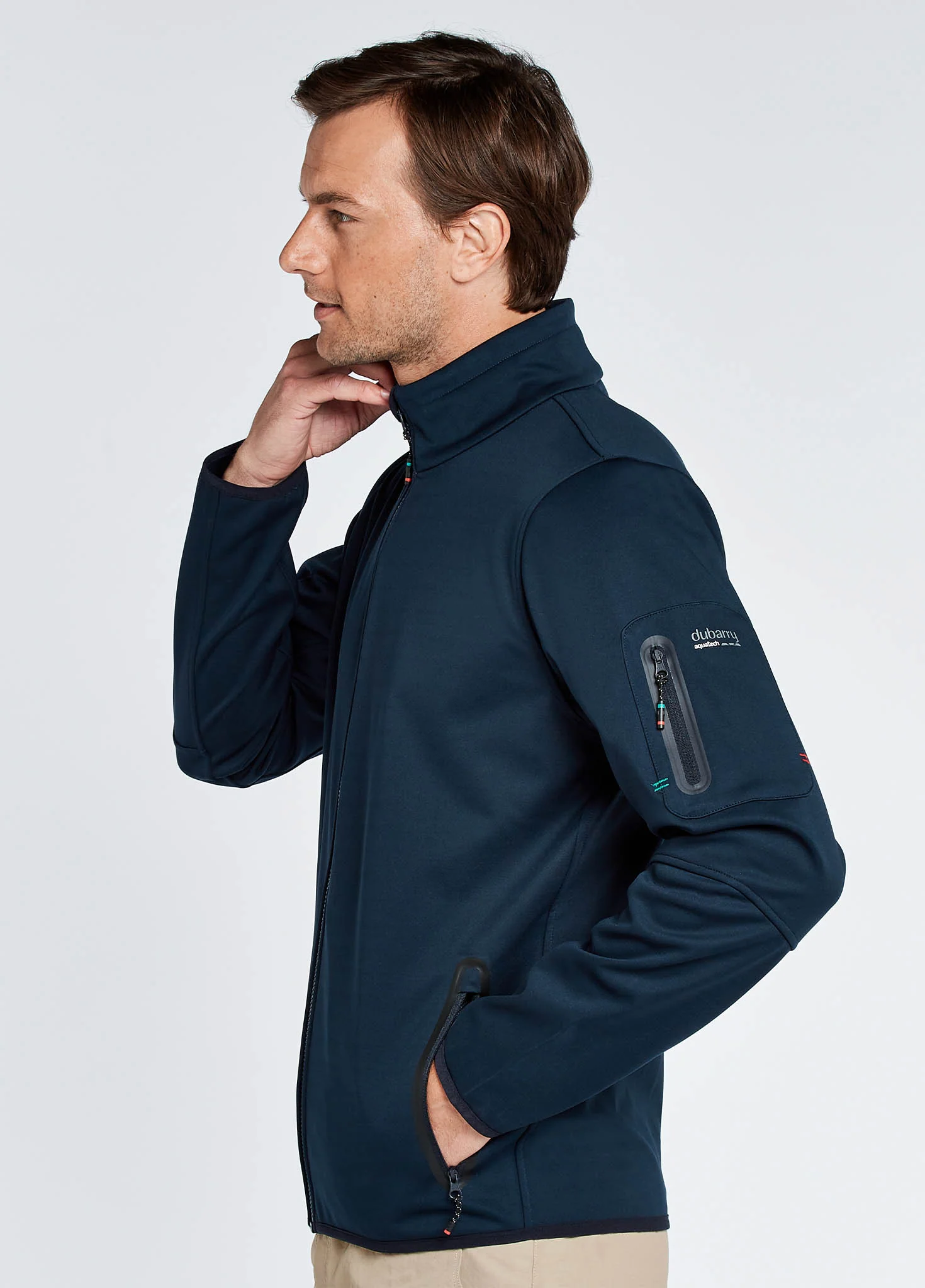 Ibiza Mens Softshell Jacket - Navy - Image 3