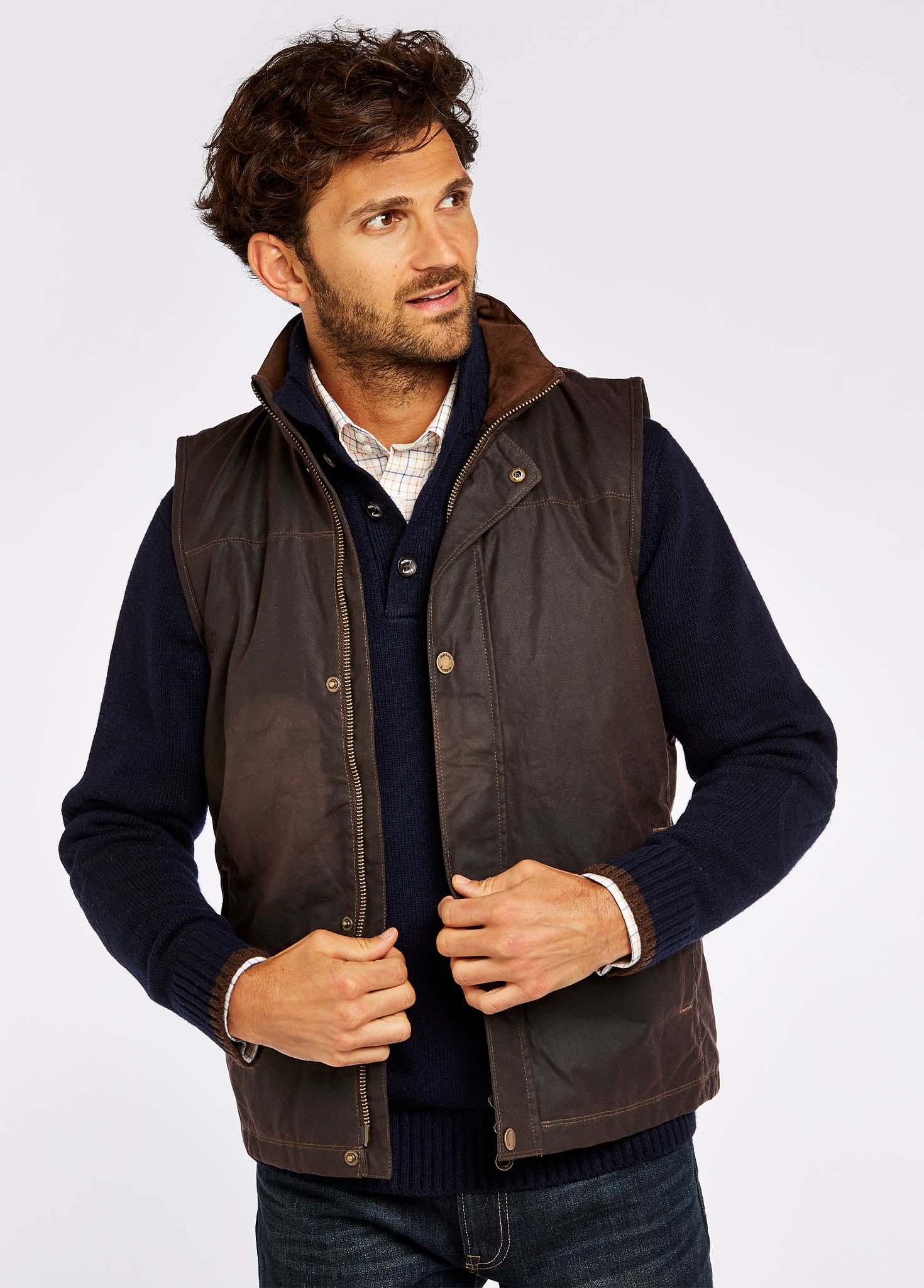 Mayfly Wax Gilet - Java - Image 3